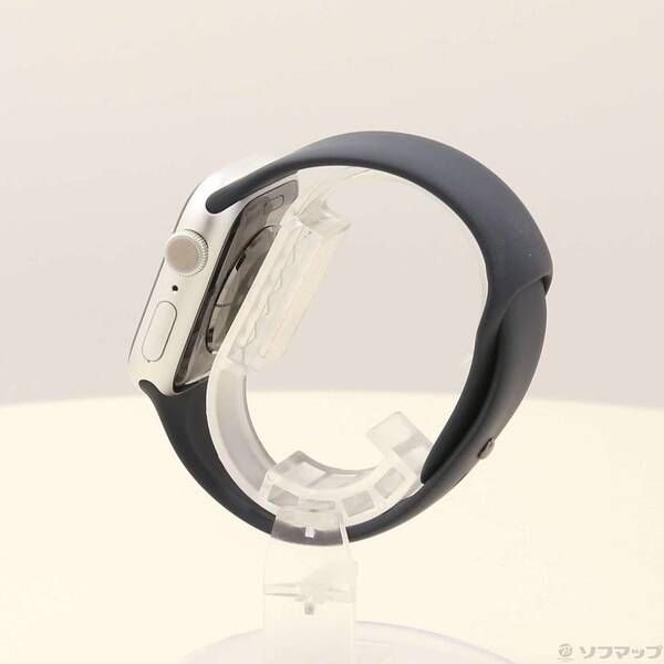 〔 品〕 Apple Watch Series 9 GPS 41 mm シルバーアルミニウムケース ミッドナイトスポーツバンド 262