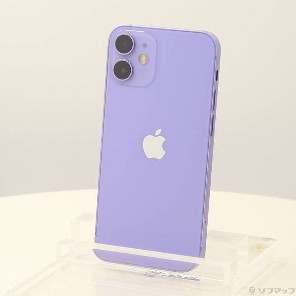 【美品】iPhone12 mini 256GB SIMフリー　パープル 中古品〕 iPhone12 mini 256GB パープル MJQE3J／A SIMフリー【247