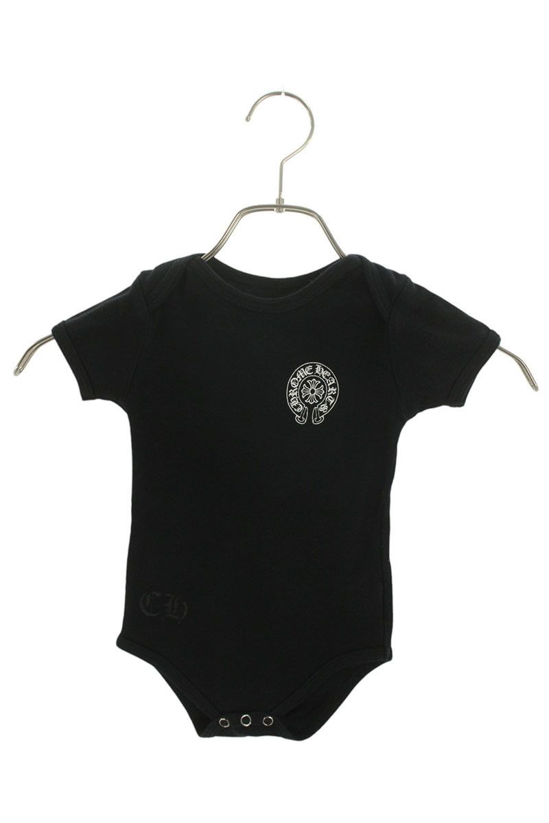 クロムハーツ ベビー用バックホースシュープリントロンパース メンズ 12 months