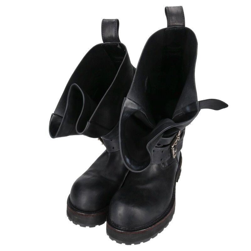 バレンシアガ VENOM ヴェノムレザーロングブーツ メンズ 42 - メルカリ