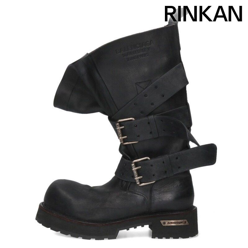 バレンシアガ VENOM ヴェノムレザーロングブーツ メンズ 42 - メルカリ