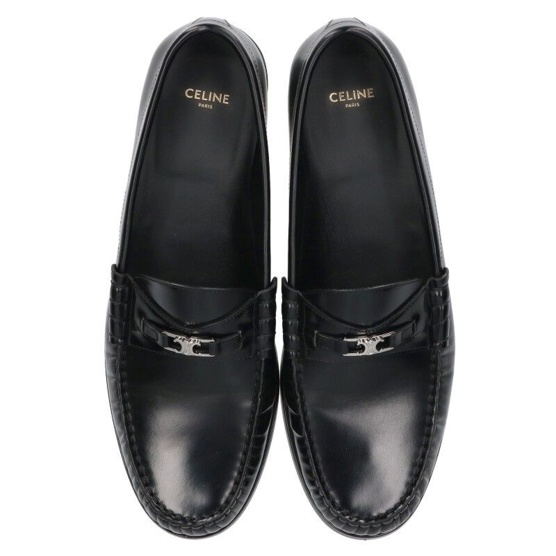 セリーヌ MG4224 ルコ トリオンフ レザーローファー メンズ 44 - メルカリ セリーヌ MG4224 ルコ トリオンフ レザーローファー メンズ 44 - メルカリ