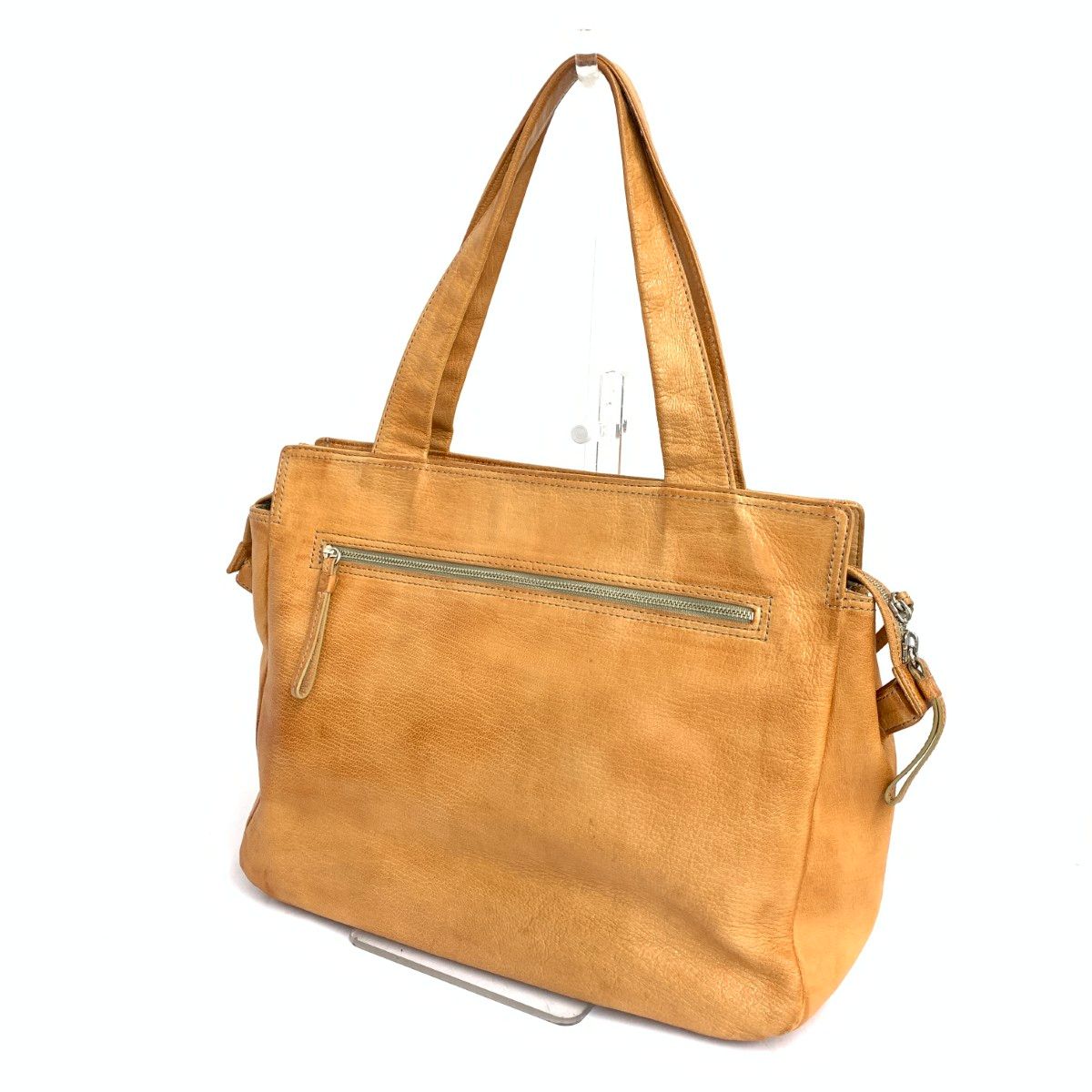 Margaret Hawell マーガレットハウエル トートバッグ レザー キャメル 