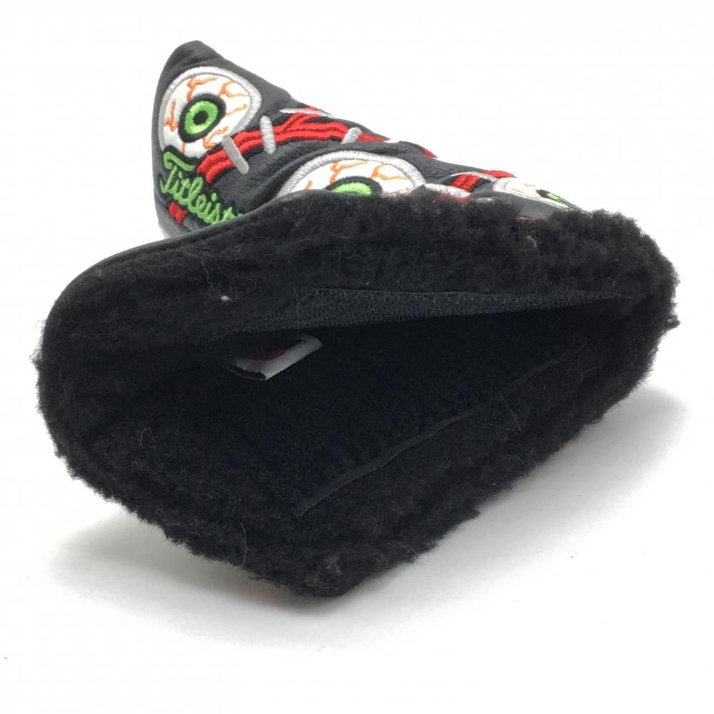 超美品】スコッティキャメロン パターカバー 黒×白 EYE ONTHE BALL 