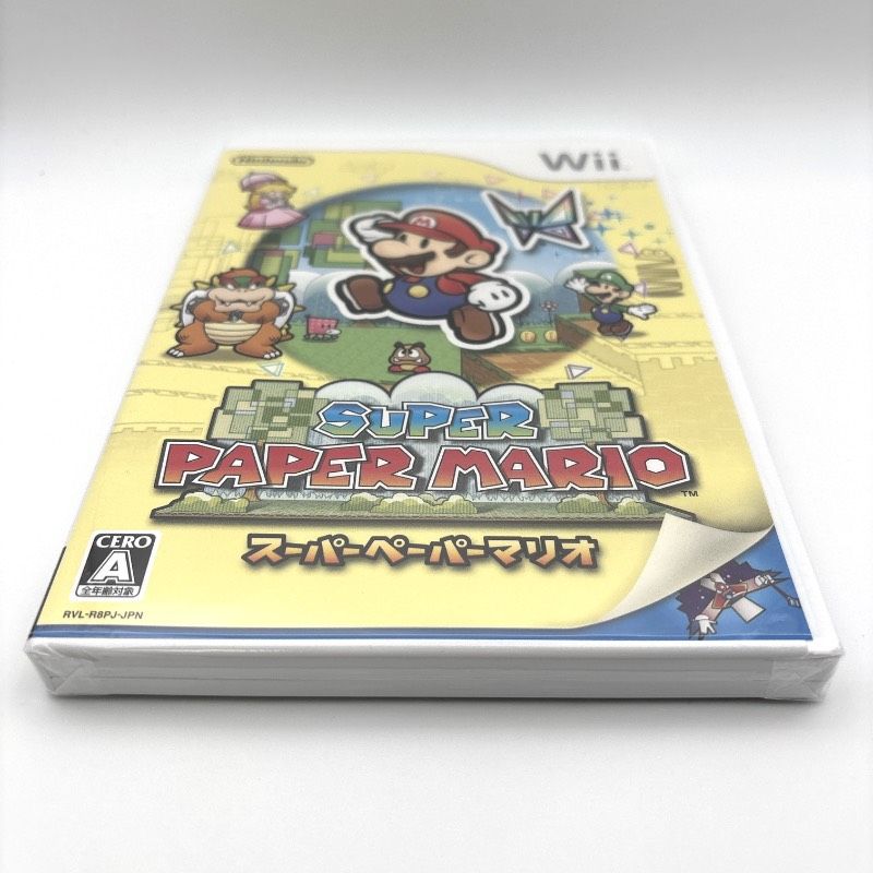 スーパーペーパーマリオ 新品未開封 Wii スーパーペーパーマリオ SUPER PAPER MARIO - メルカリ