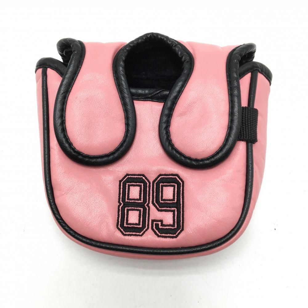 パーリーゲイツ パターカバー ピンク×黒 ニコちゃん スマイル マレット