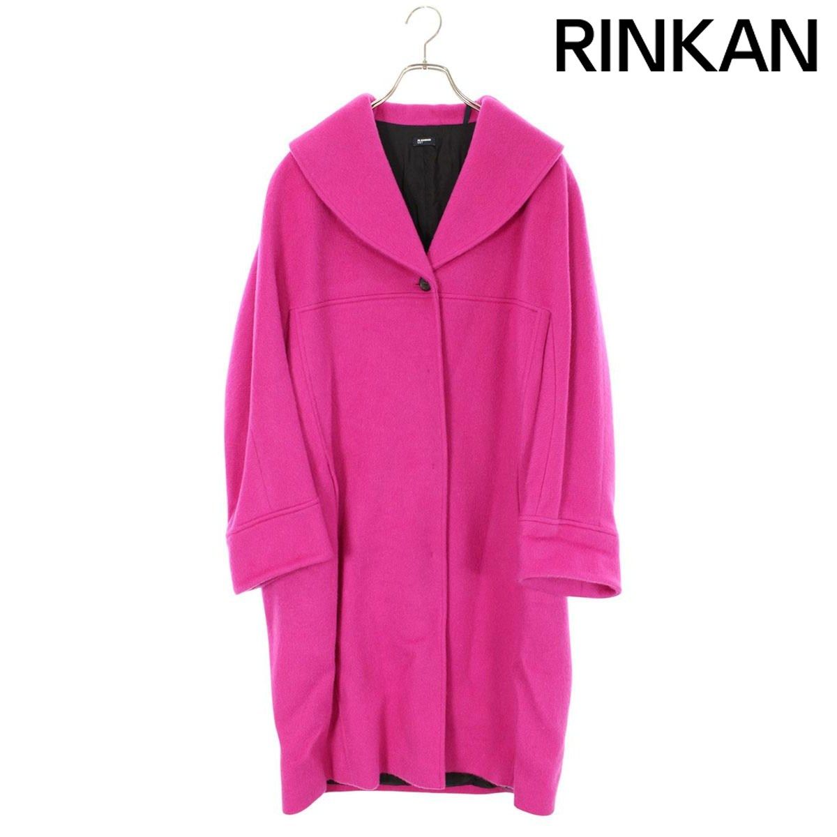 ジルサンダーネイビー JDJ 506 A モヘヤコート レディース 36