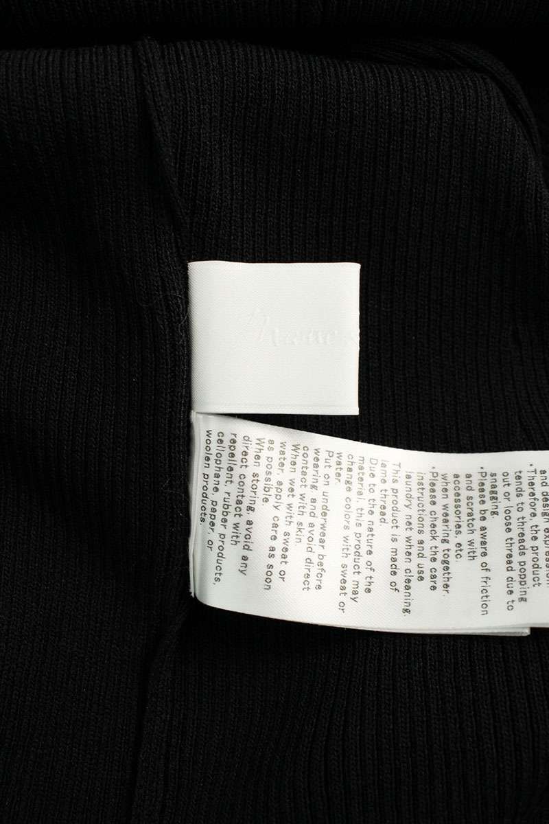 マメクロゴウチ 24AW MM24FW-KN078 Kintsugi High Neck Knitted Top 金