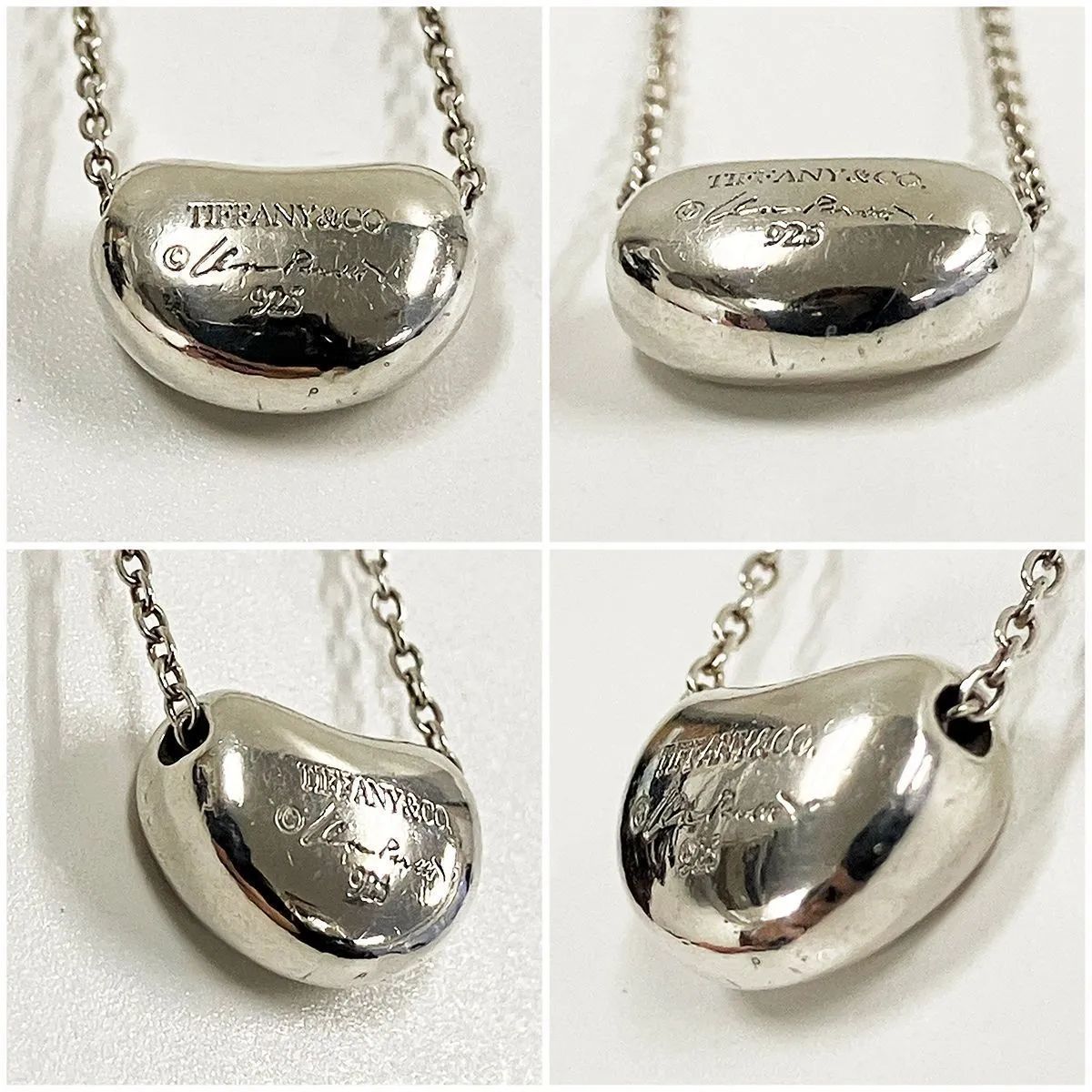 TIFFANY&Co. ティファニー エレサペレッティ ビーンズ ネックレス 925