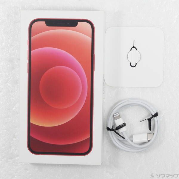 中古品〕 iPhone12 128GB プロダクトレッド MGHW3J／A SIMフリー【297