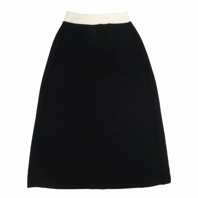 23aw グッチ GUCCI GGロゴ 刺繍 ウールニット ミモレスカート