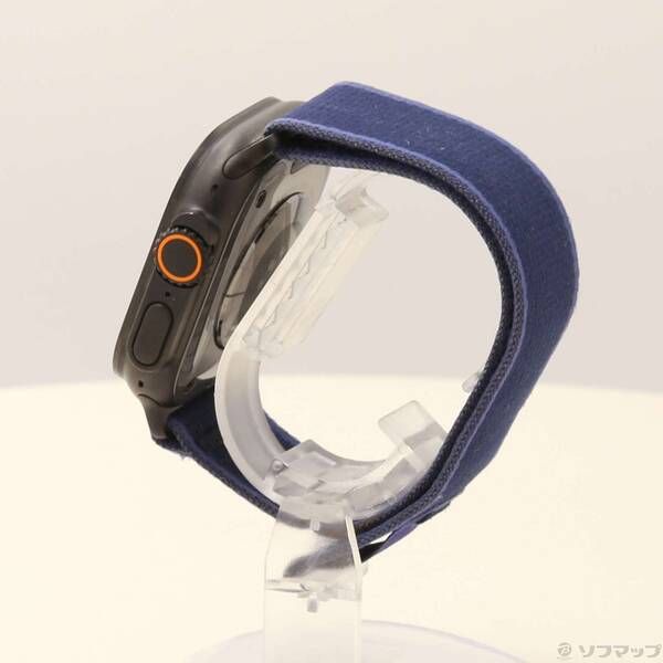 〔 品〕 Apple Watch Ultra 2 GPS Cellular 49 mm ブラックチタニウムケース ブルー ブラックトレイルループ 262