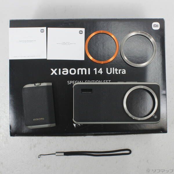 中古品〕 Xiaomi 14 Ultra 512GB ブラック MZB0HB0JP SIMフリー【377