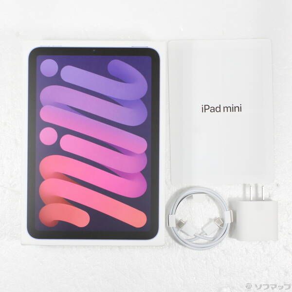 中古品〕 iPad mini 第6世代 256GB パープル MK7X3J／A Wi-Fi【196