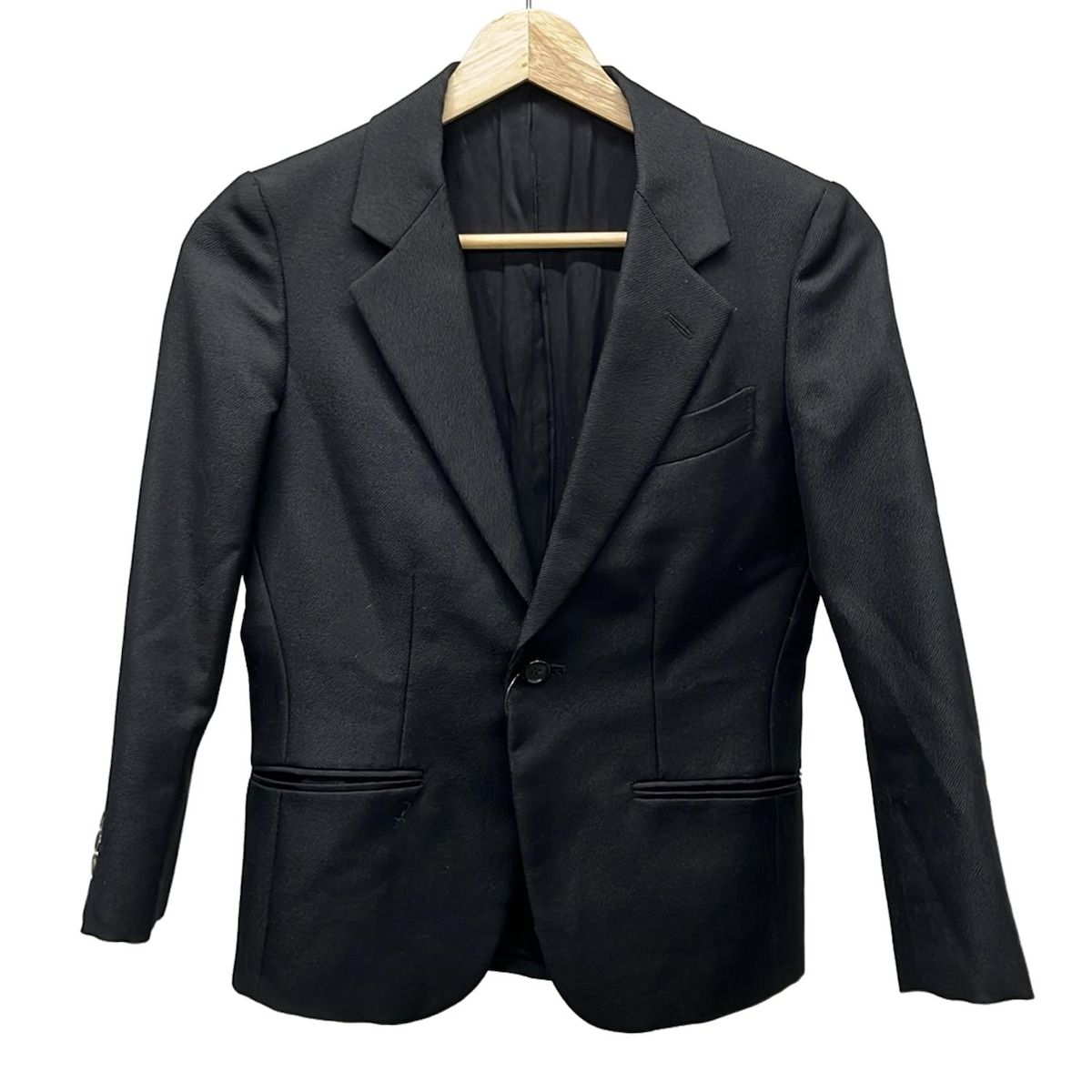 Drawer ジャケット　ブラック 36 Drawer(ドゥロワー) ジャケット サイズ36 S レディース美品 - 黒 長袖