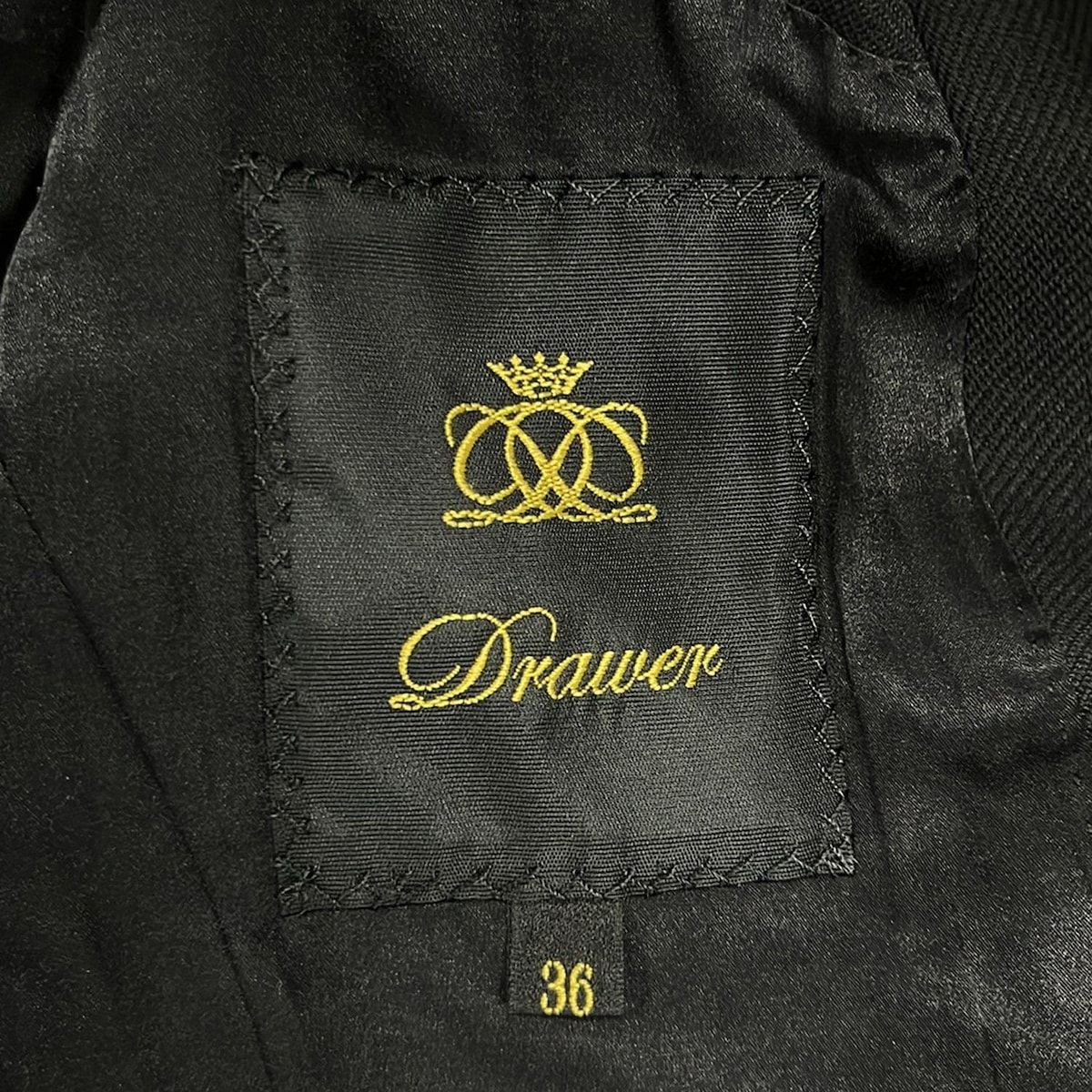 Drawer(ドゥロワー) ジャケット サイズ36 S レディース美品 - 黒 長袖
