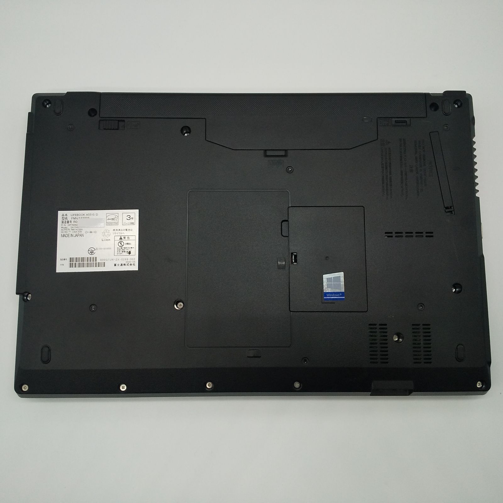 30日間保証】富士通 LIFEBOOK A5510/D Core i3-10110U メモリ4GB