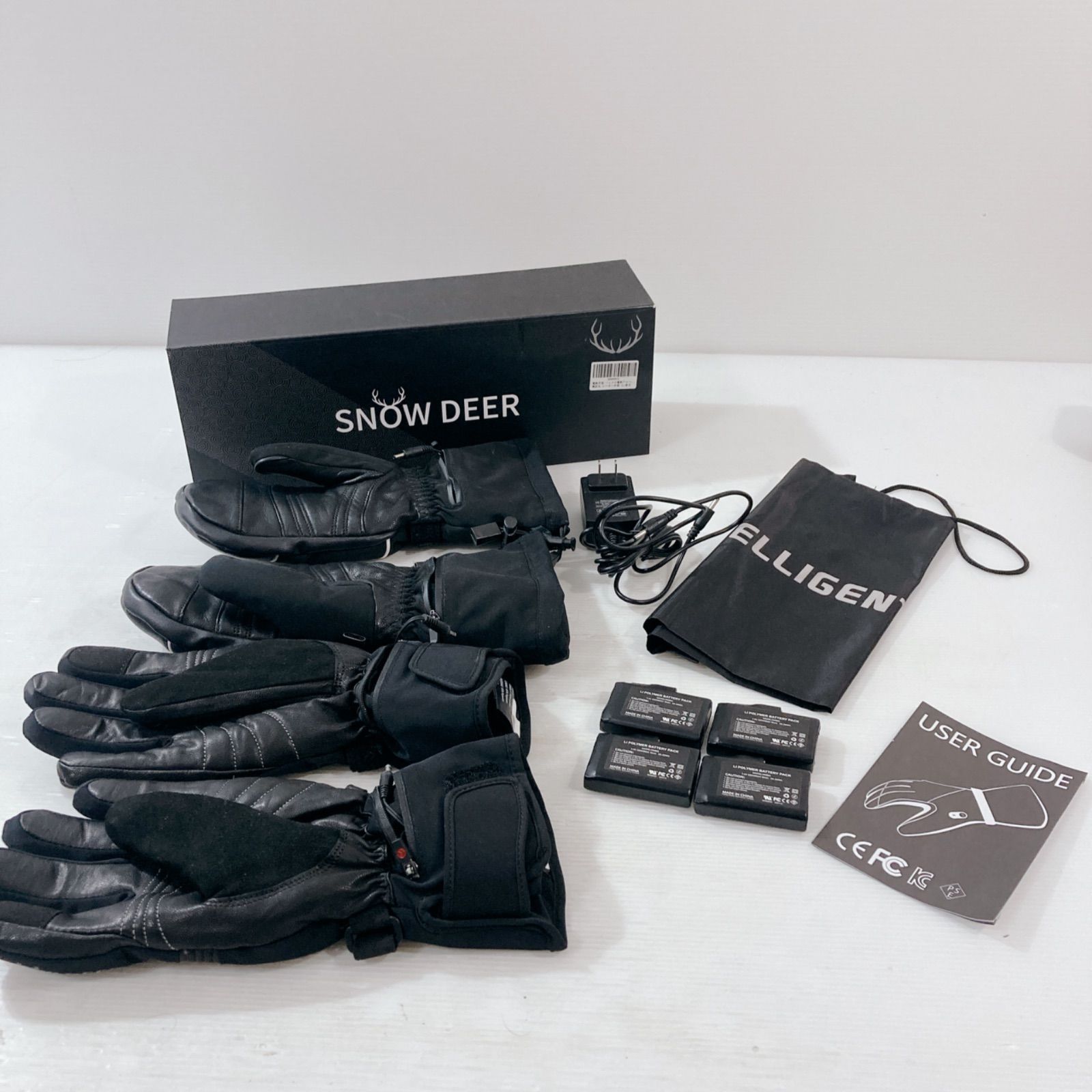 KEEP WARM SNOW DEER 電熱手袋 ヒーターグローブ 寒防水 バイク用電熱グローブ ウィンタースポーツ スキー用 スノーボード用