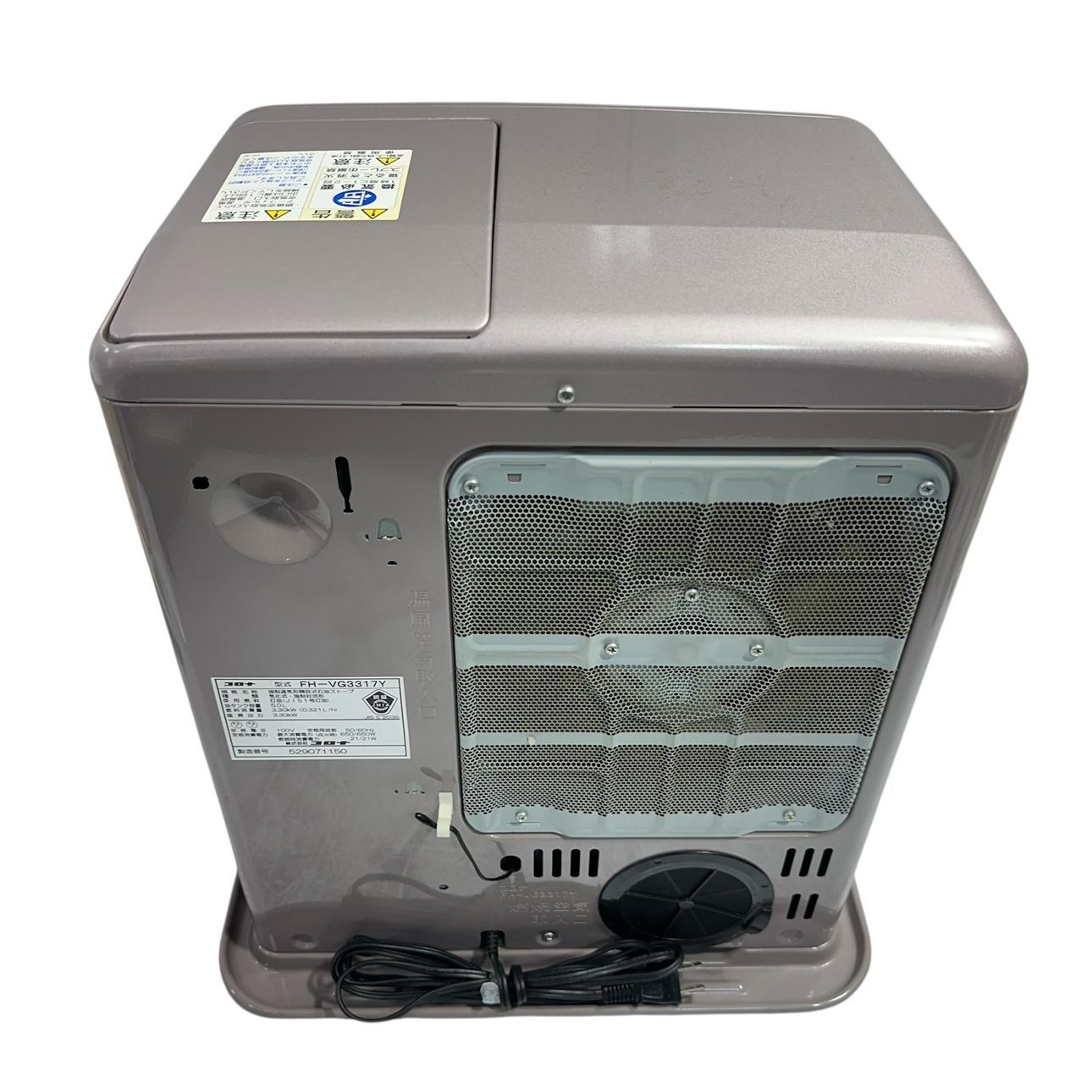 動作品】CORONA/コロナ 石油ファンヒーター 9-12畳 17年製 FH-VG3317Y