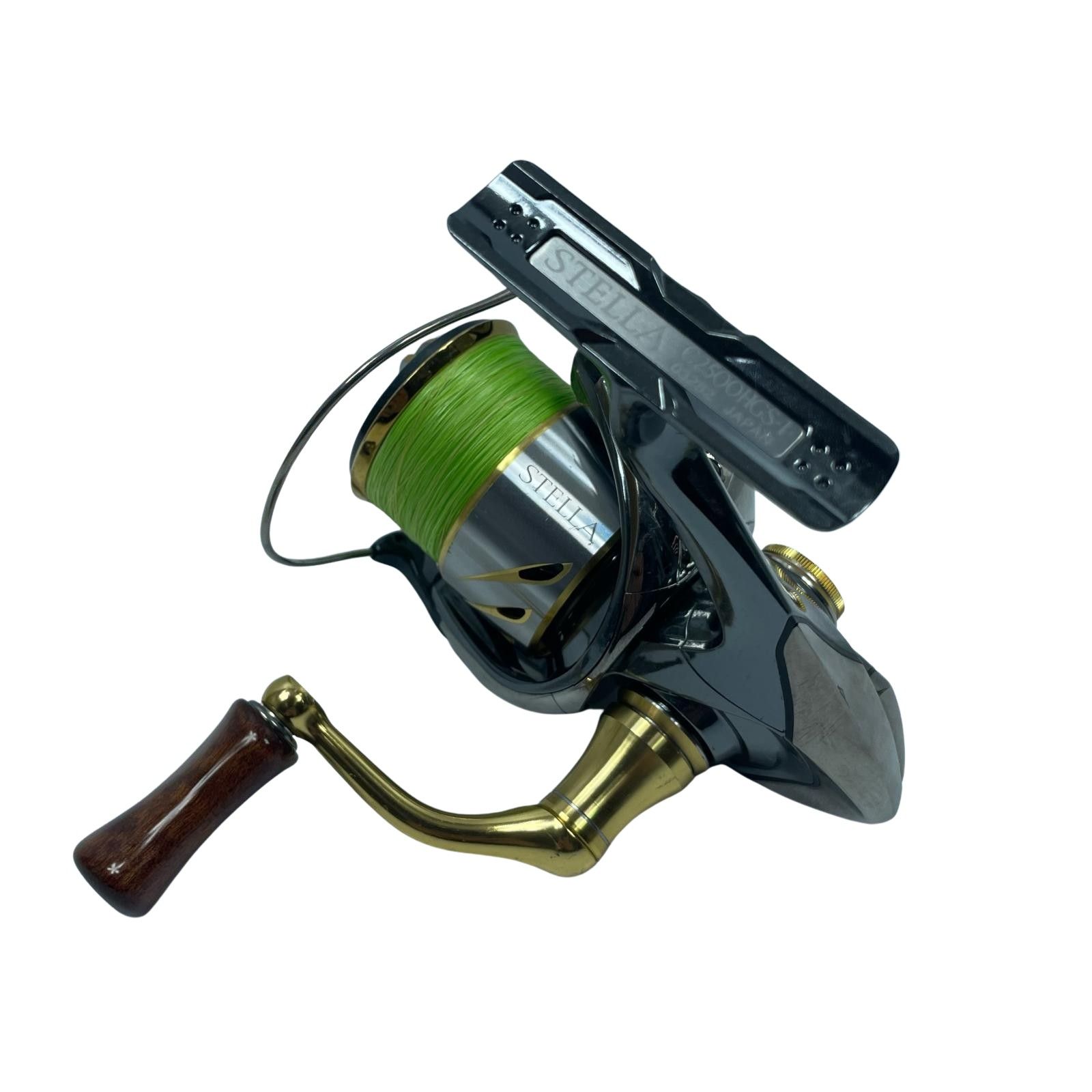 SHIMANO シマノ 14ステラ C2500HGS 03282 本体のみ ウッドハンドル装着