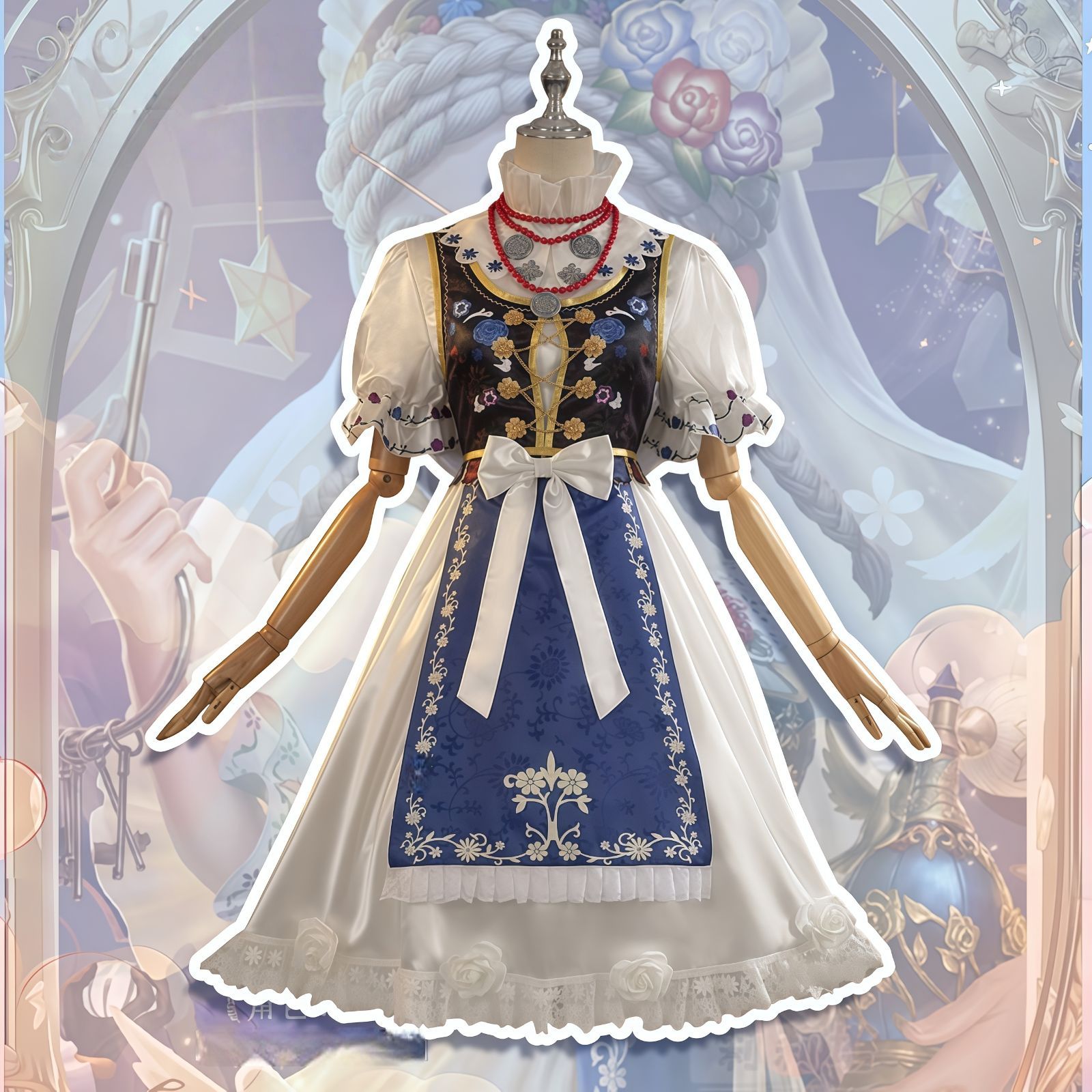 第五人格 コスプレ衣装 調香師 鳩のようなユディット 豪華9点フルセット ハイクオリティ デザイン レディース用 仮装 撮影会 舞台衣装 イベント用 推し活 プレゼントにも最適