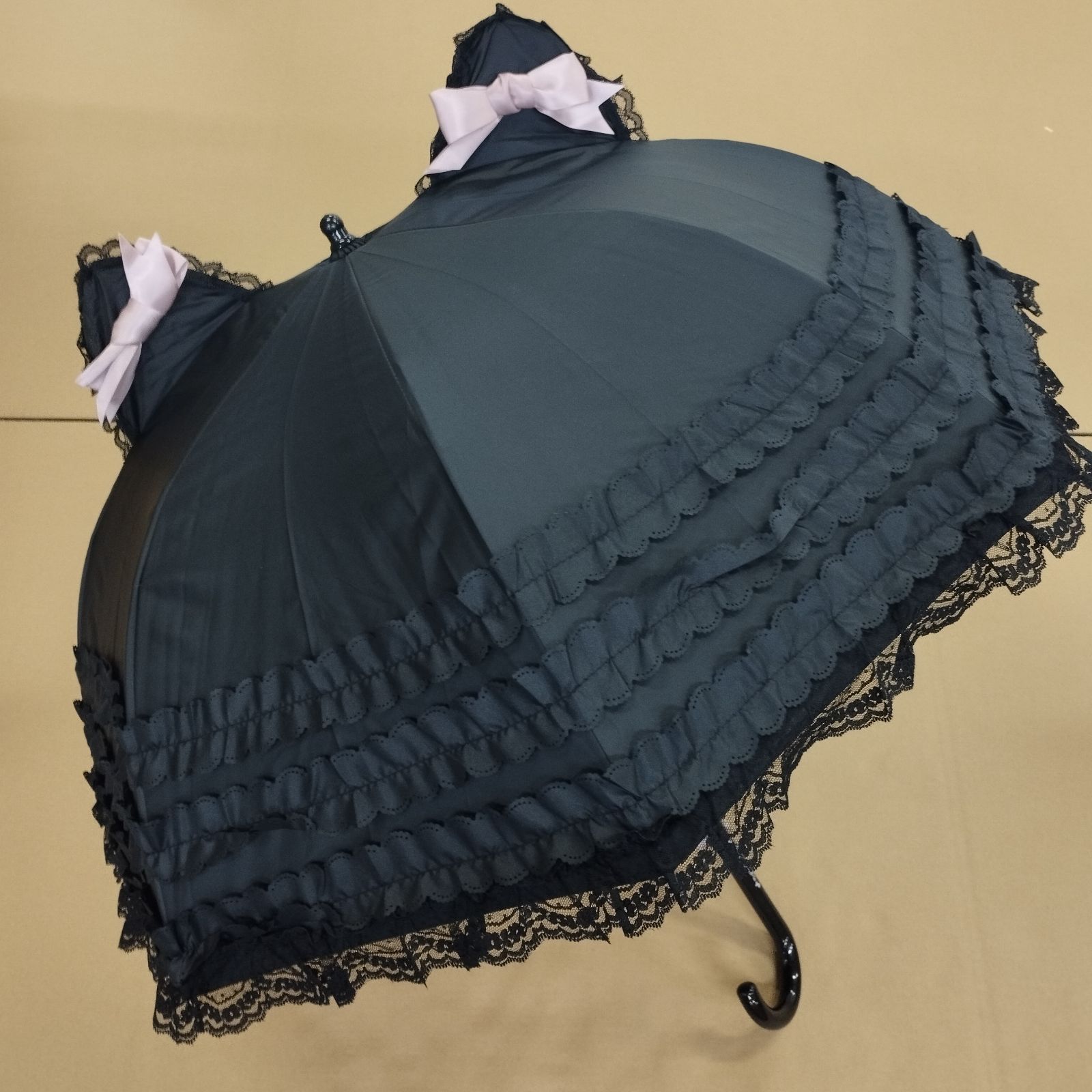 D 21369 ネコ耳晴雨兼用傘 CreamyCutiePie