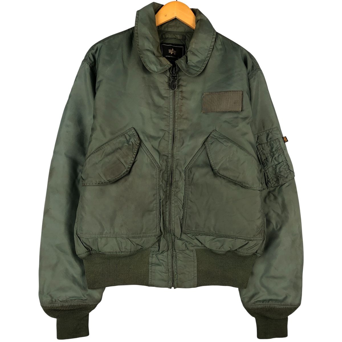 古着 民間品 アルファ ALPHA CWU 45 Pタイプ 中綿入り ミリタリー フライトジャケット メンズL相当 eaa 603251