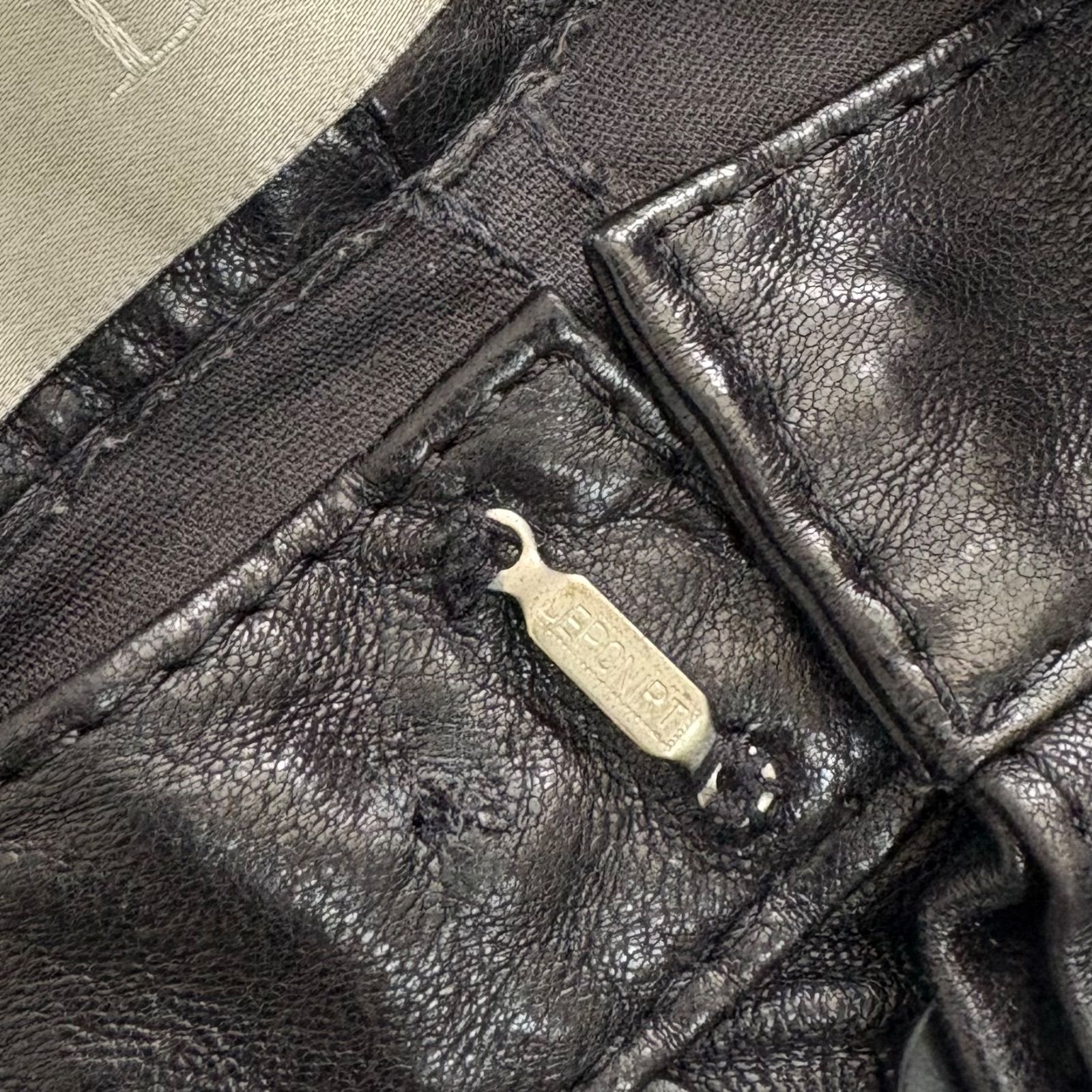 名作 07ss Dior homme ディオールオム レザーパンツ ラムスキン エディ 