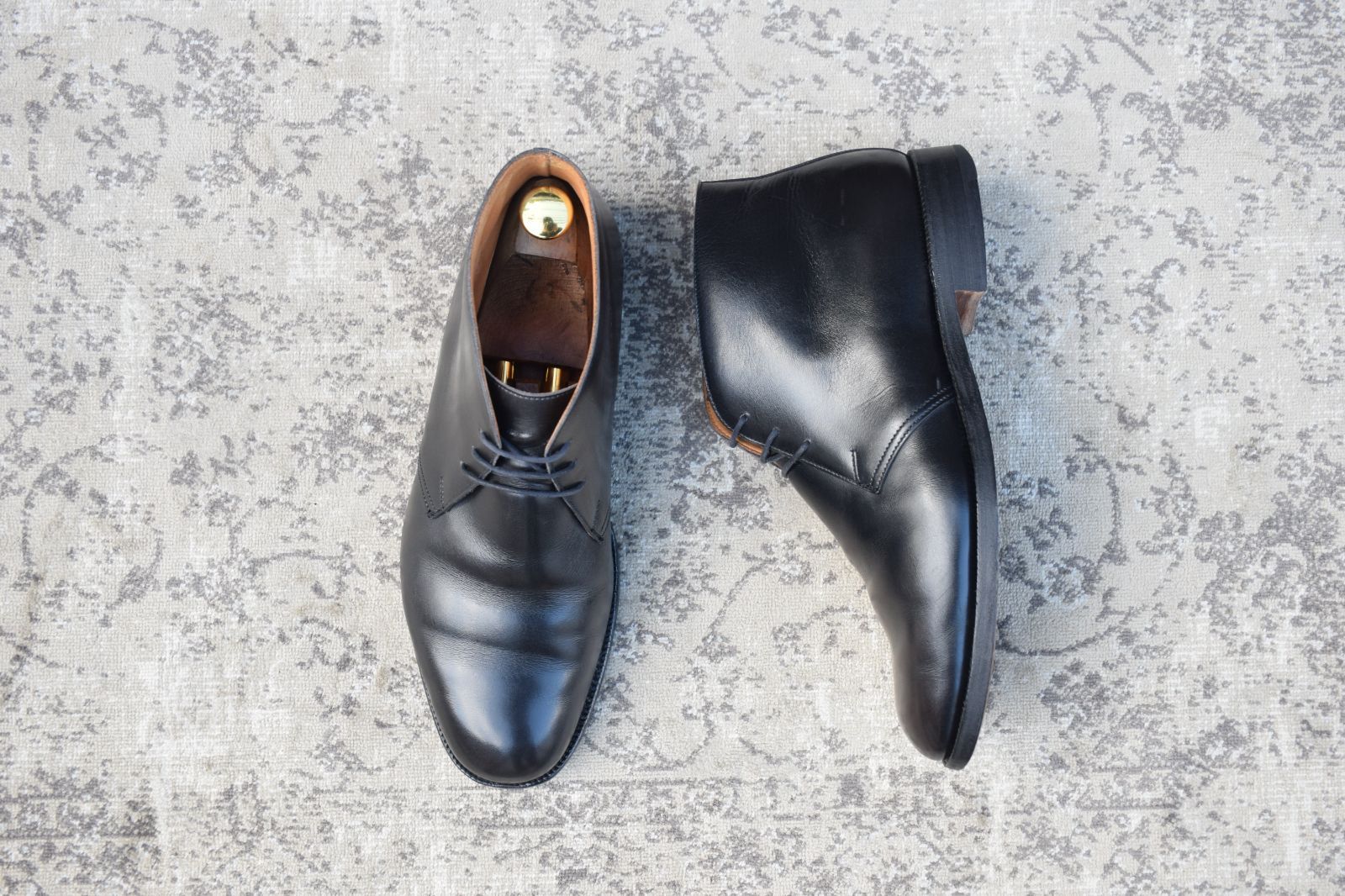 Crockett Jones クロケットアンドジョーンズ チルターン ジョージブーツ チャッカ 黒 ブラック UK 6 5 25 cm W 3428