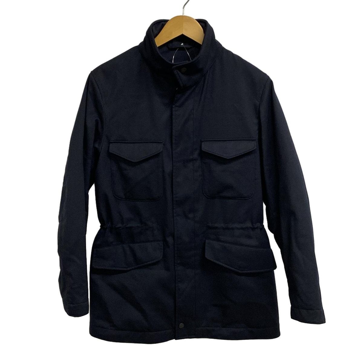 PaulStuart ポールスチュアート コート サイズ46 XL メンズ - ダークネイビー 長袖 ジップアップ 中綿 春 秋