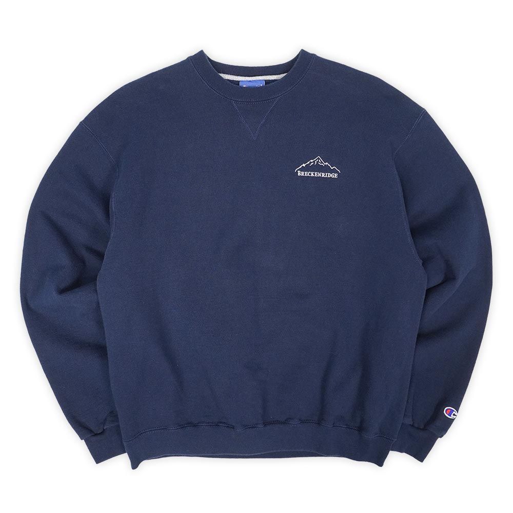 チャンピオン Champion 00s 2000年代 前V 企業ロゴ刺繍 スウェット USA