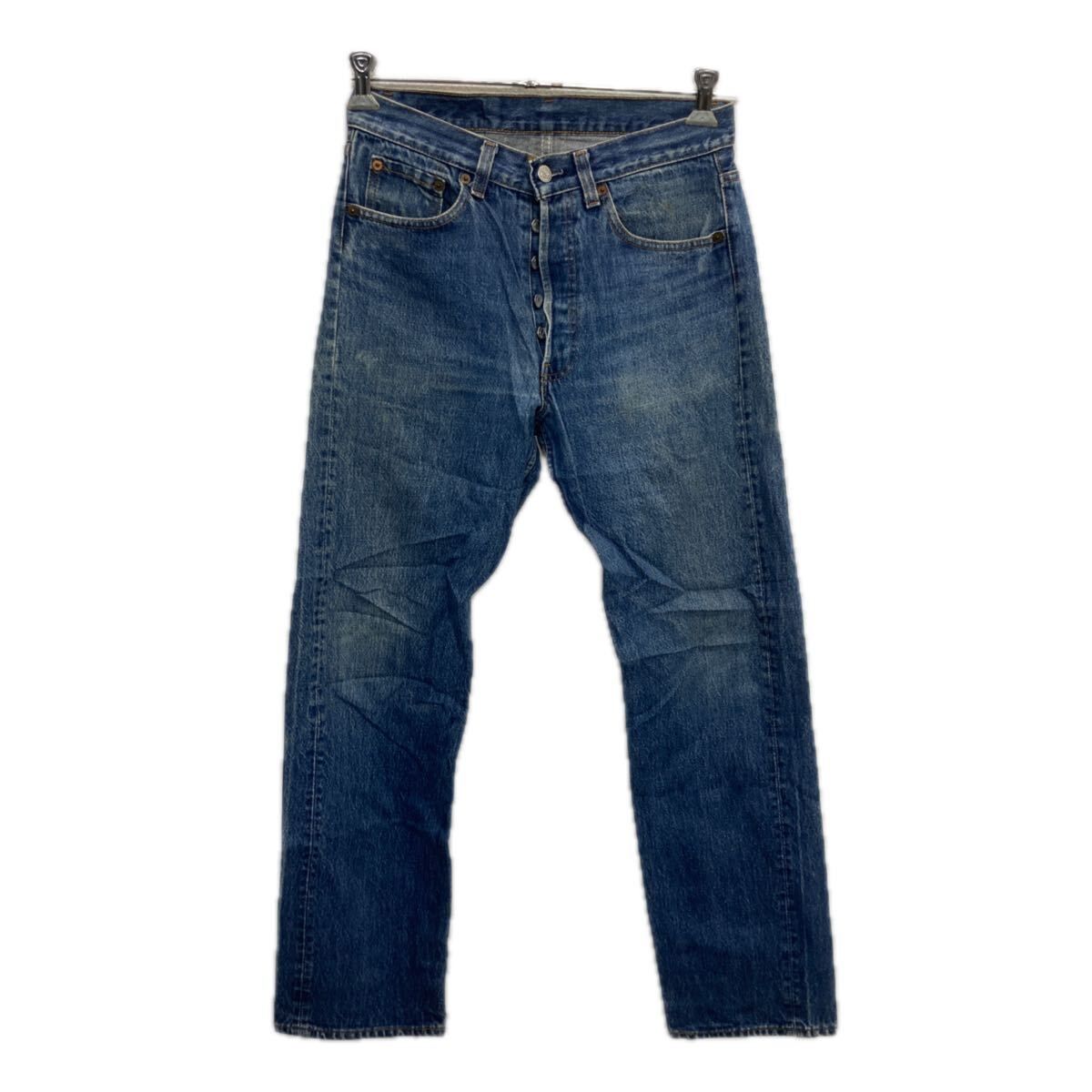 Levi's 501 デニムパンツ W30 ブルー リーバイス ボタンフライ アメカジ ジーンズ デニム コットン 2512-143