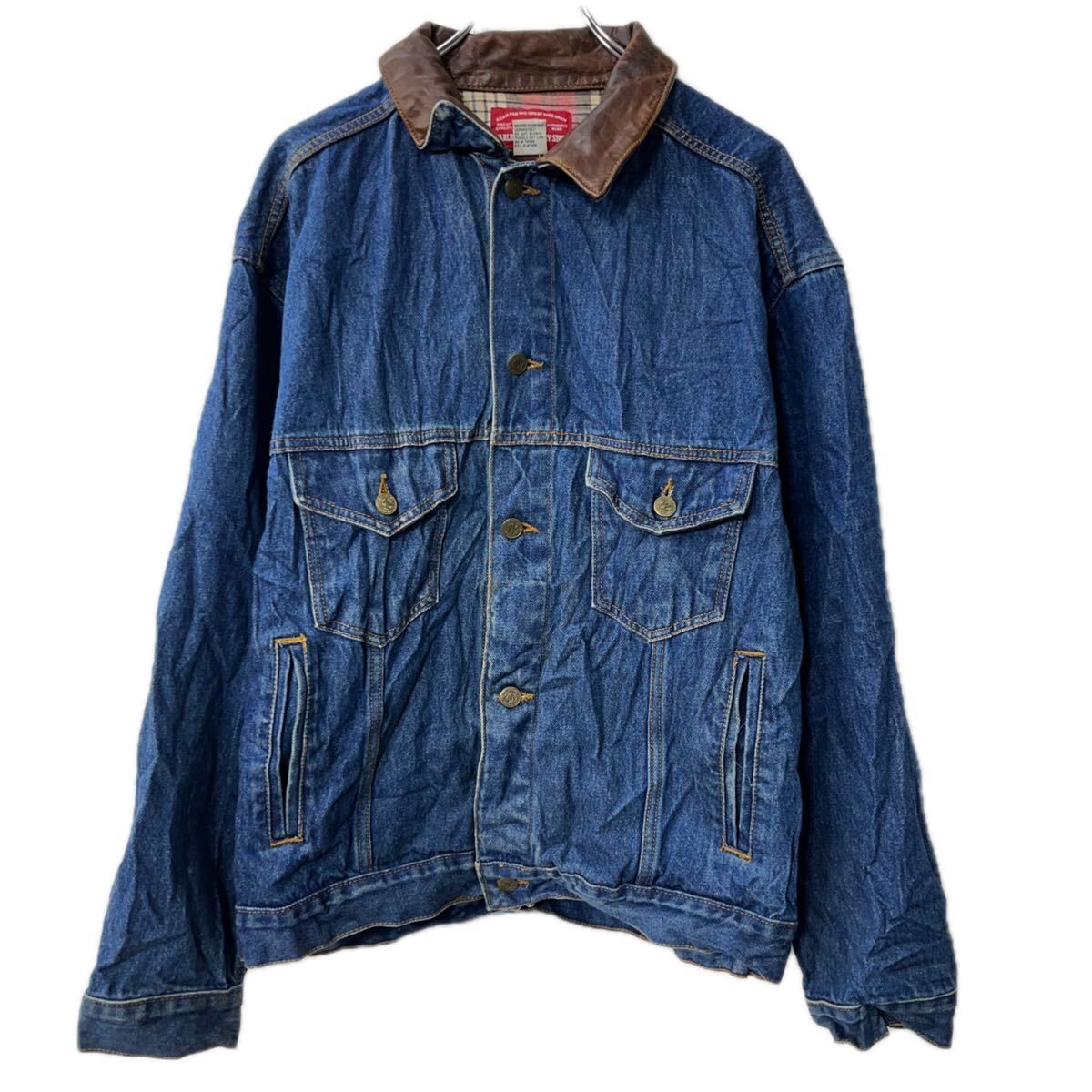 MARLBORO COUNTRY STORE デニムジャケット L インディゴブルー 襟