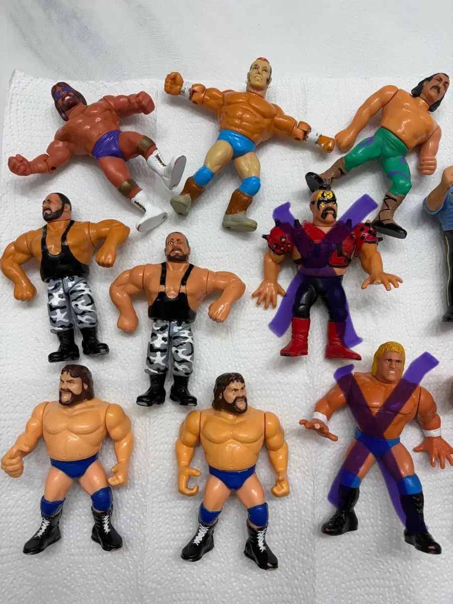 フィギュア ハズブロ WWF WWE 古典フィギュア 16種 まとめ - メルカリ