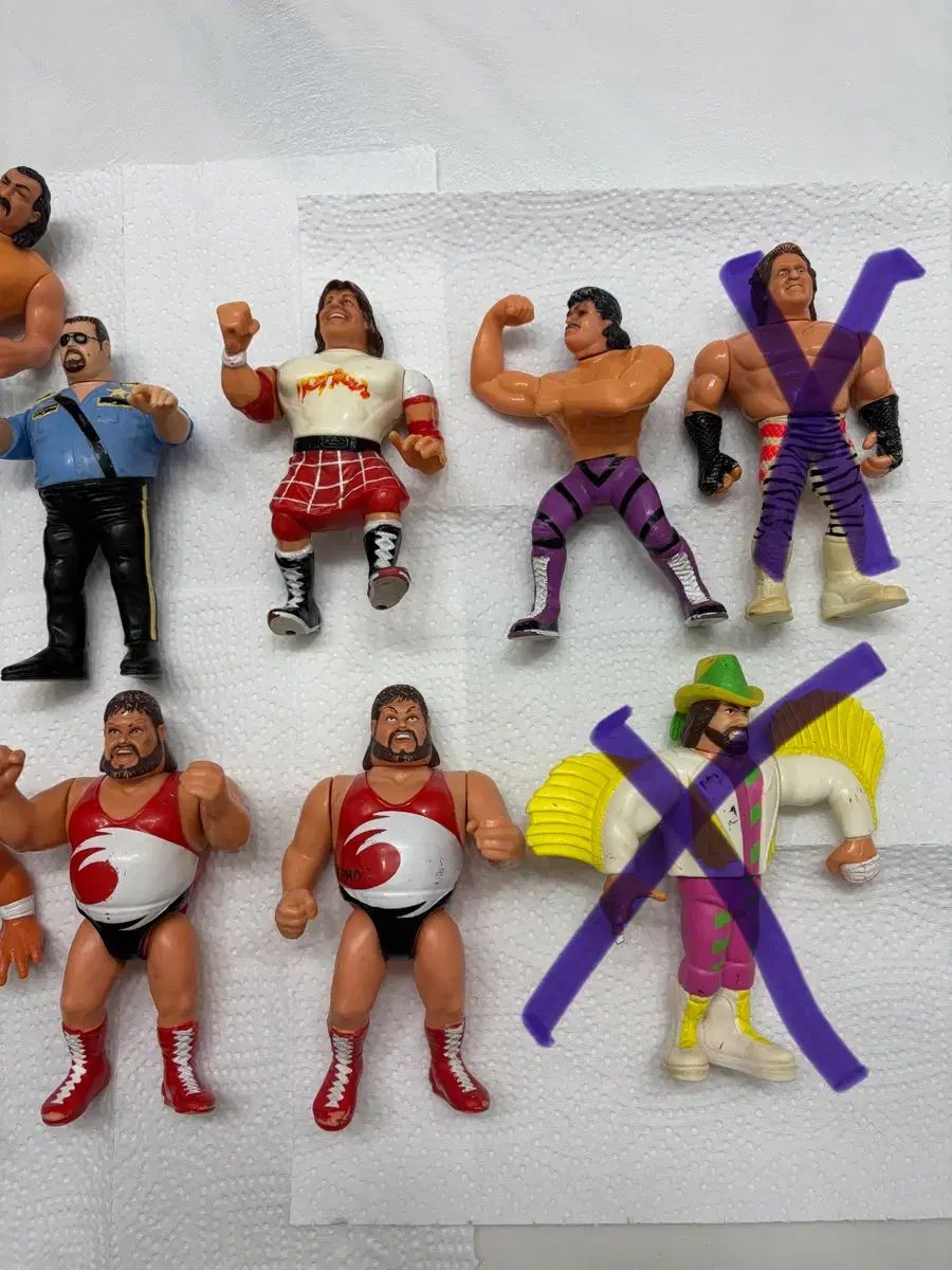 フィギュア ハズブロ WWF WWE 古典フィギュア 16種 まとめ - メルカリ
