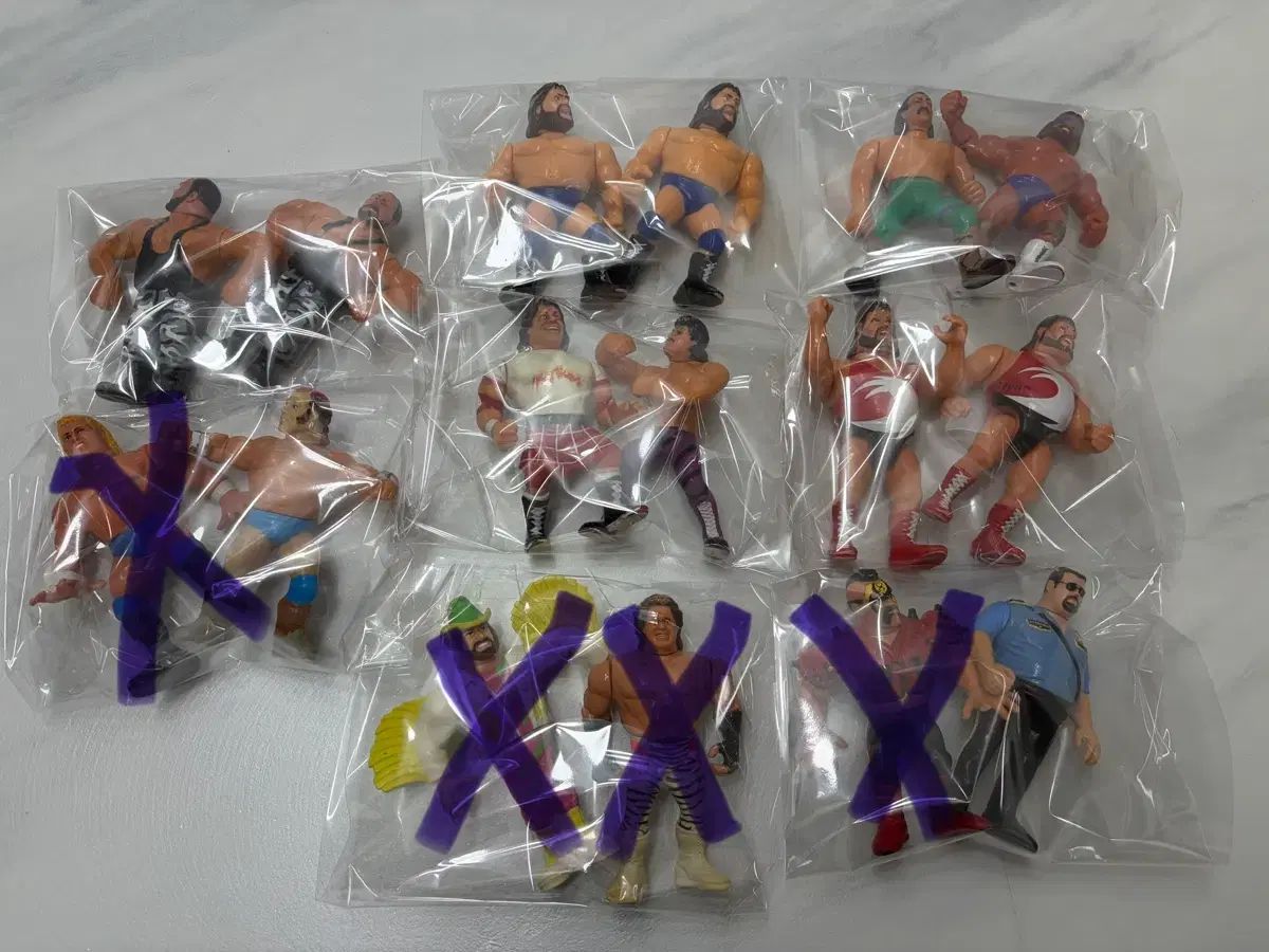 フィギュア ハズブロ WWF WWE 古典フィギュア 16種 まとめ - メルカリ