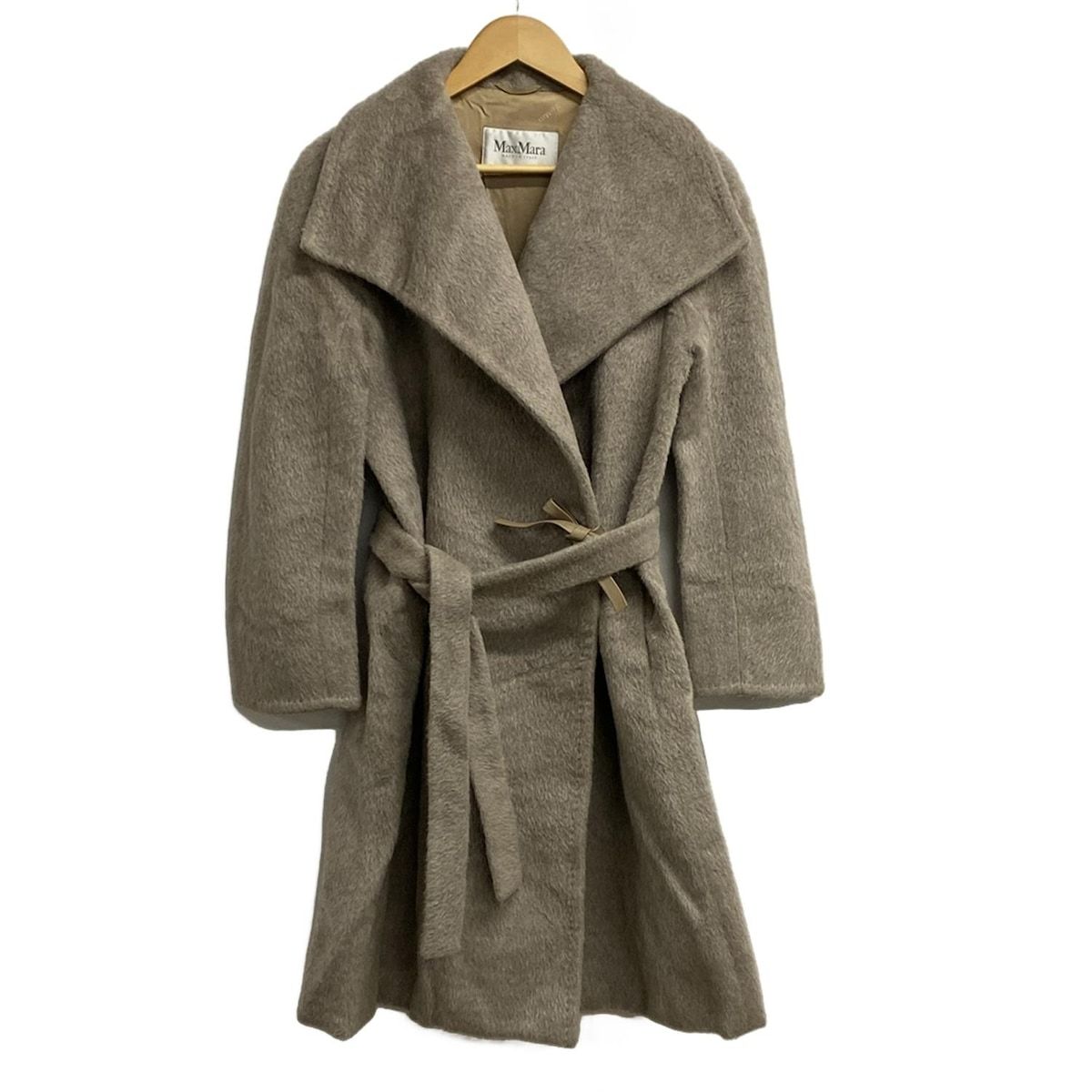 Max Mara マックスマーラ コート サイズ36 S レディース - グレーベージュ 長袖 アルパカ ウール 秋 冬