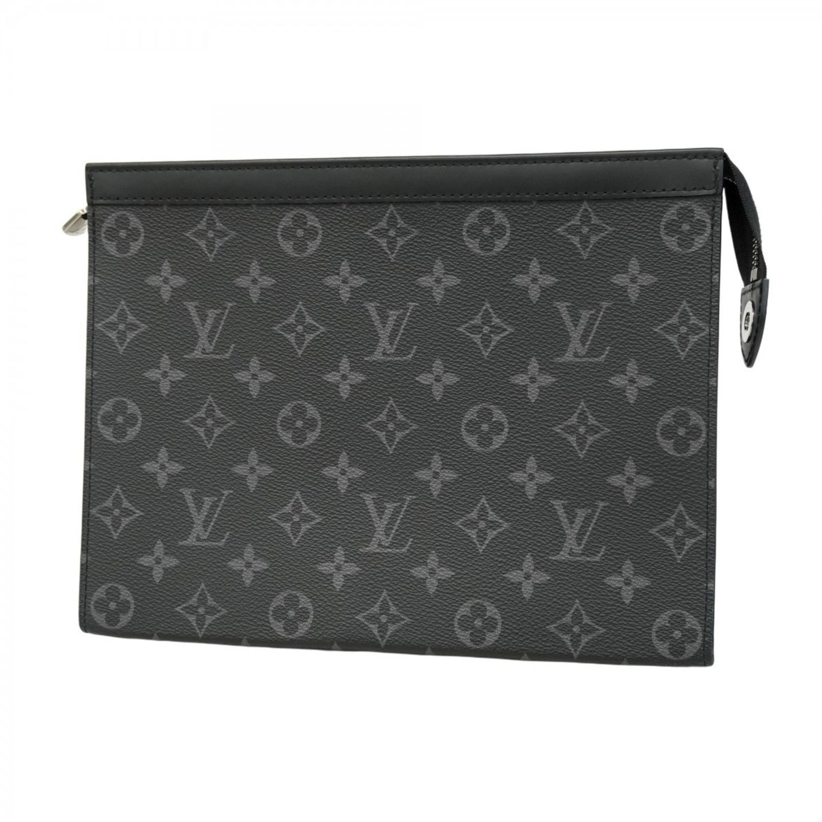 ルイ ヴィトン Louis Vuitton クラッチバッグ モノグラム エクリプス ポシェットヴォワヤージュMM M 61692 ブラックメンズ