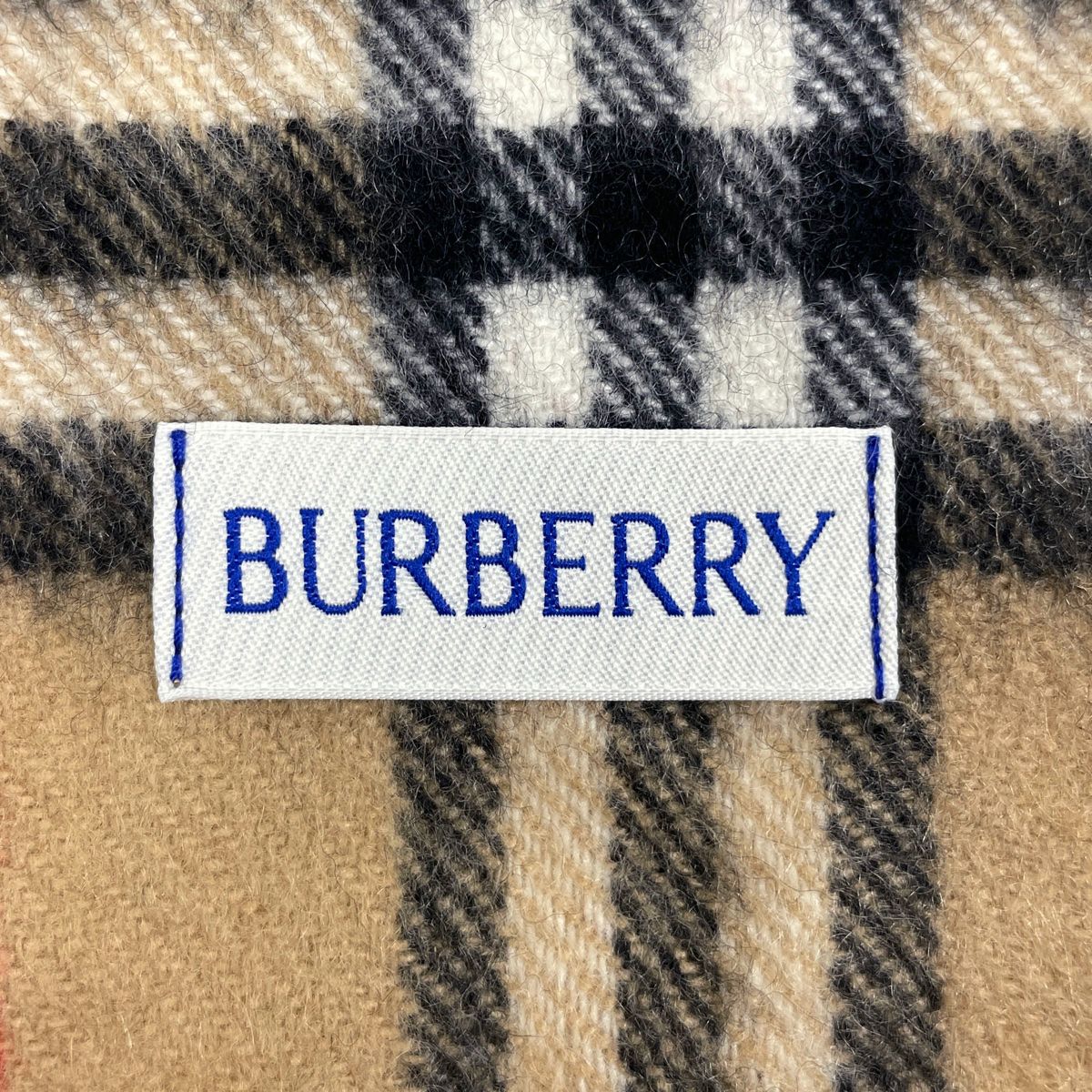 バーバリー BURBERRY チェック柄 カシミア ブランケット ストール