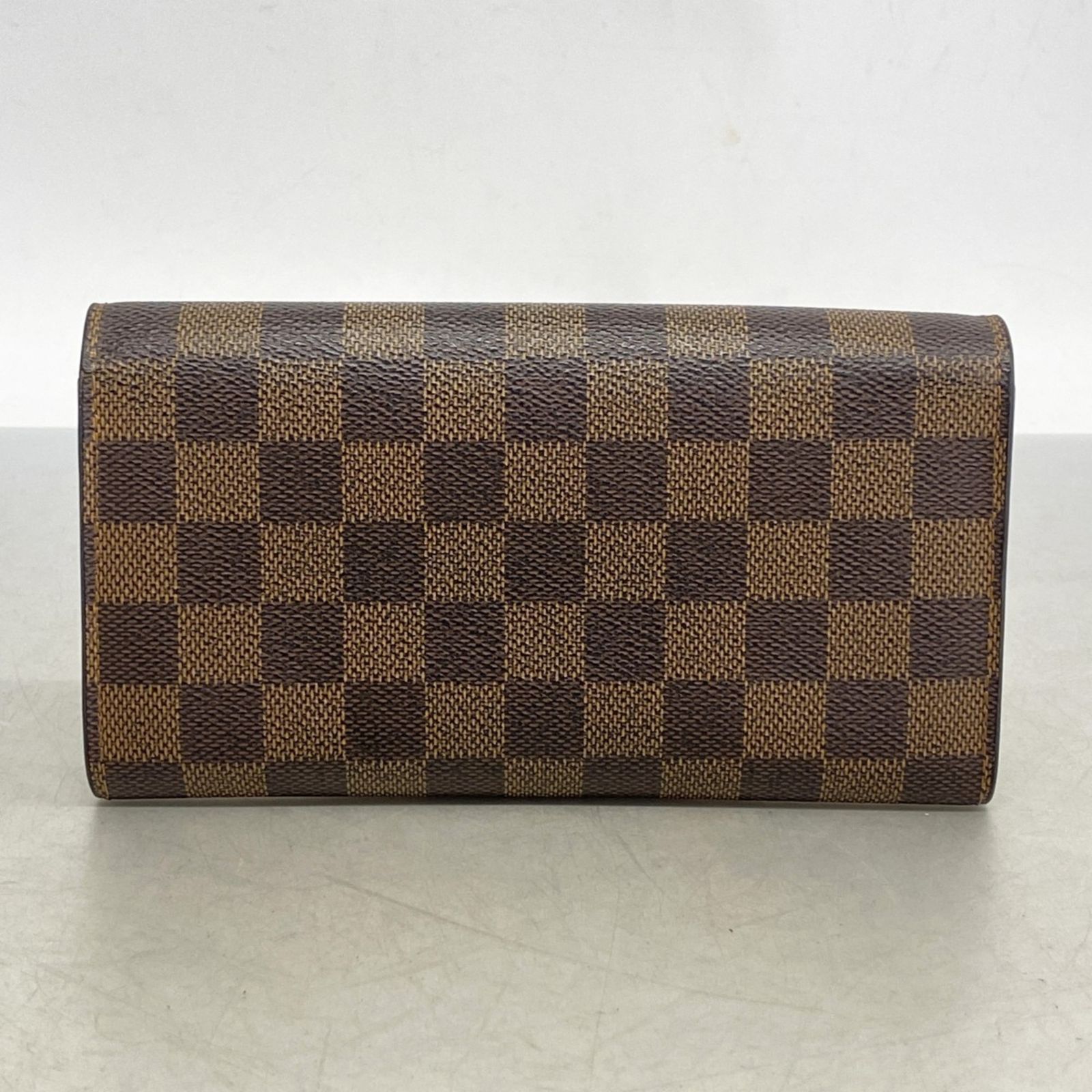 ルイヴィトン　ポルトモネクレディ　ダミエ　長財布　ブラウン　茶色　N61724 ルイ・ヴィトン(Louis Vuitton) ルイ・ヴィトン 長財布 ダミエ