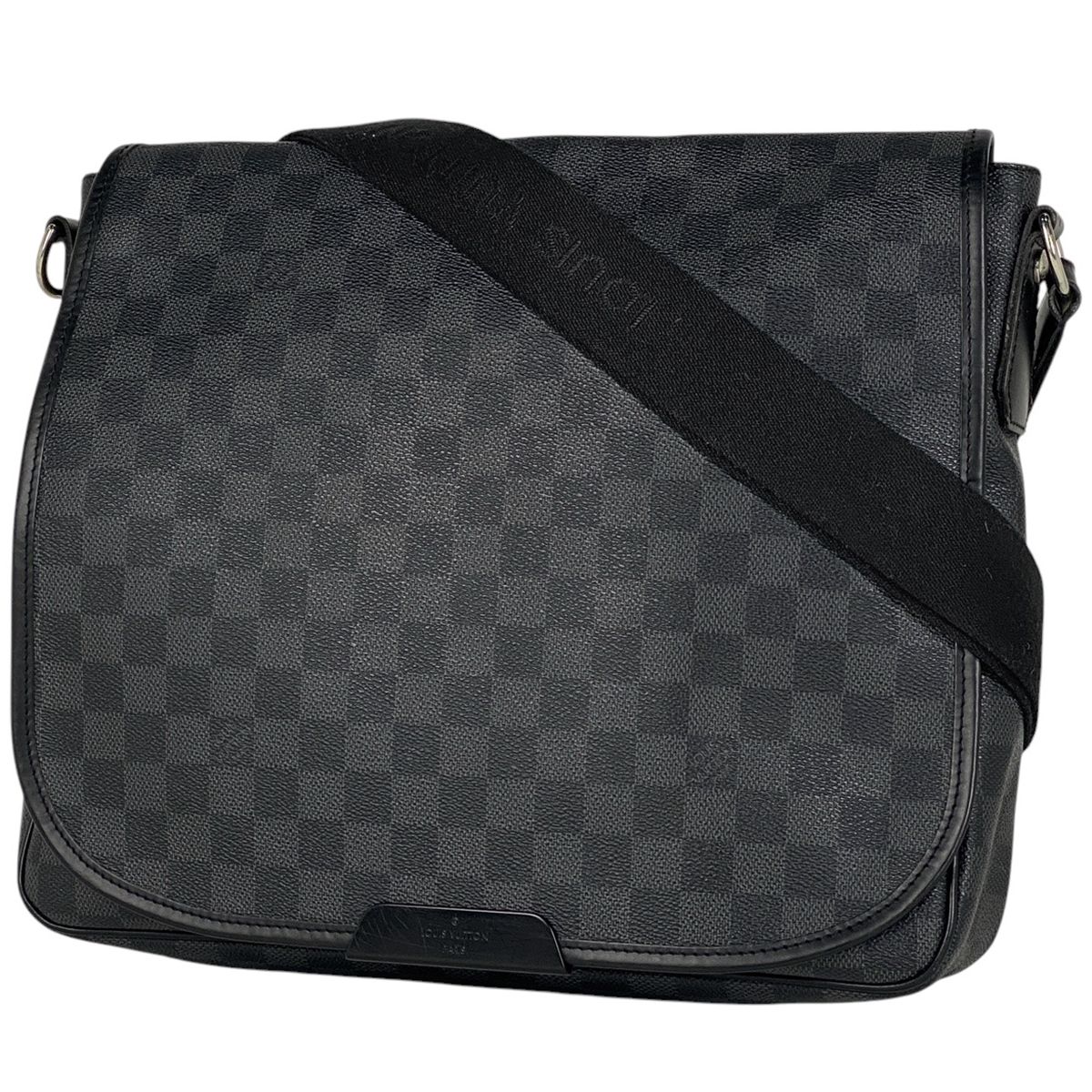 ルイ ヴィトン Louis Vuitton ダニエル MM メッセンジャーバッグ ショルダーバッグ ダミエグラフィット ブラック N 58029 メンズ
