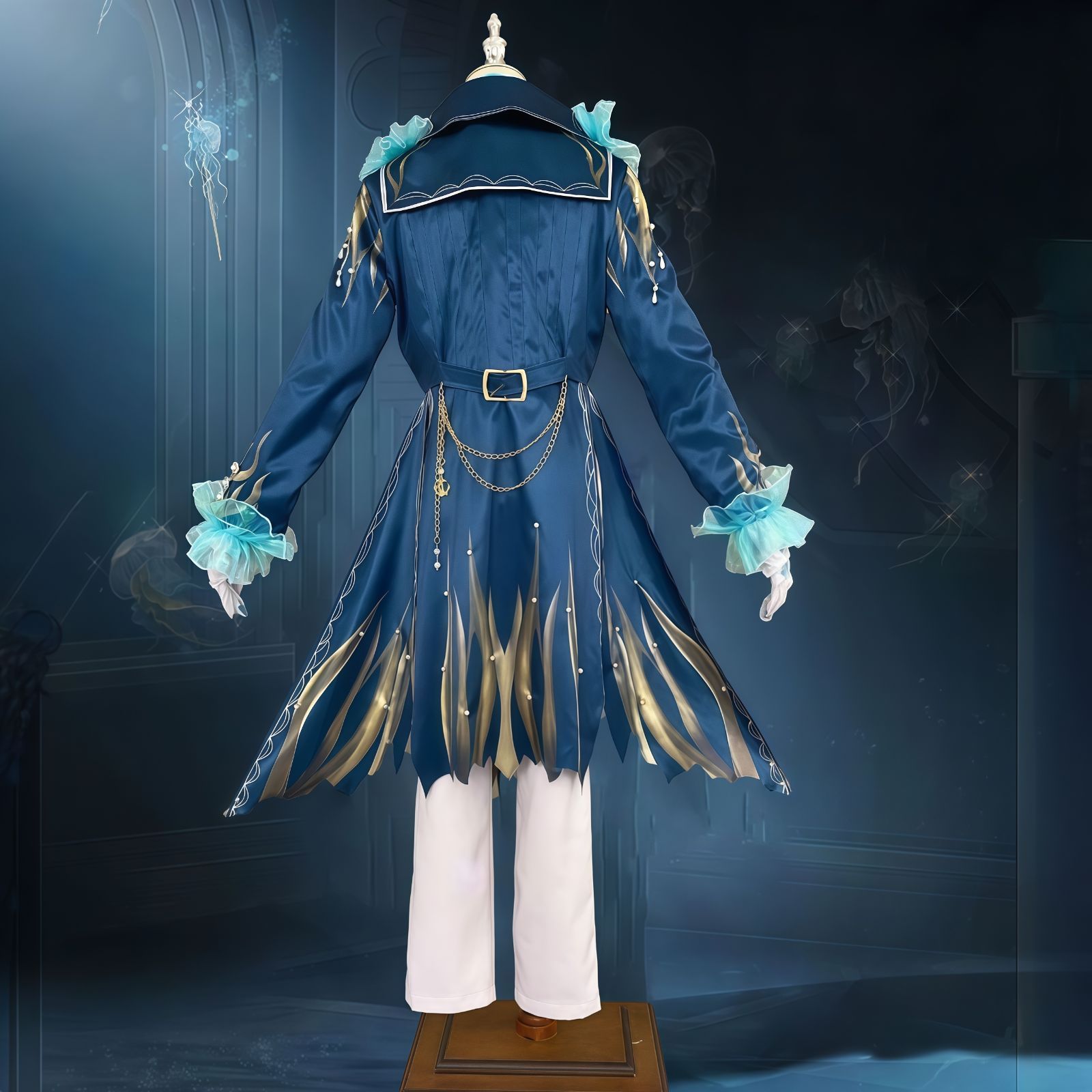 第五人格 コスプレ衣装 作曲家 幽霊帆 豪華14点フルセット 稀世時装 ゲームキャラクター完全再現 男女兼用 仮装 撮影会 舞台衣装 推し活 イベント用 高品質デザイン プレゼントにも最適