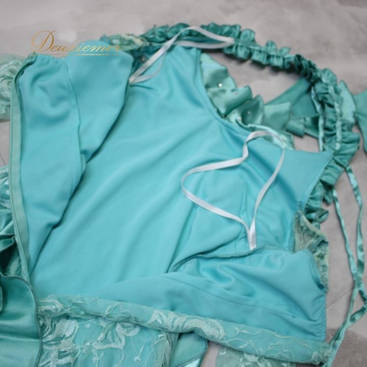 社交ダンス 衣装 ラテン ドレス ワンピース パーティ衣装 ミント