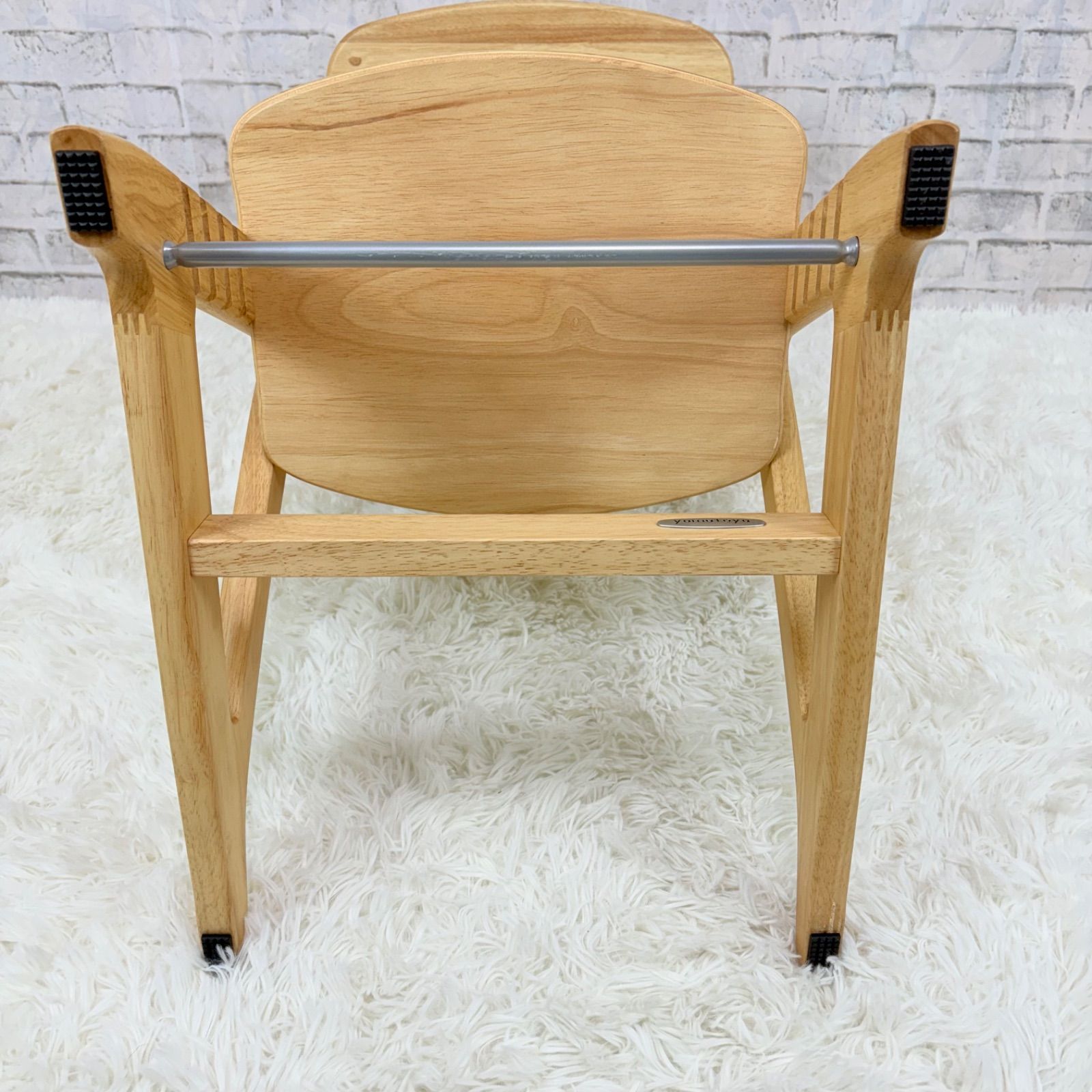 極美品 大和屋 すくすくチェアスリムプラス テーブル ガード付 ベビー