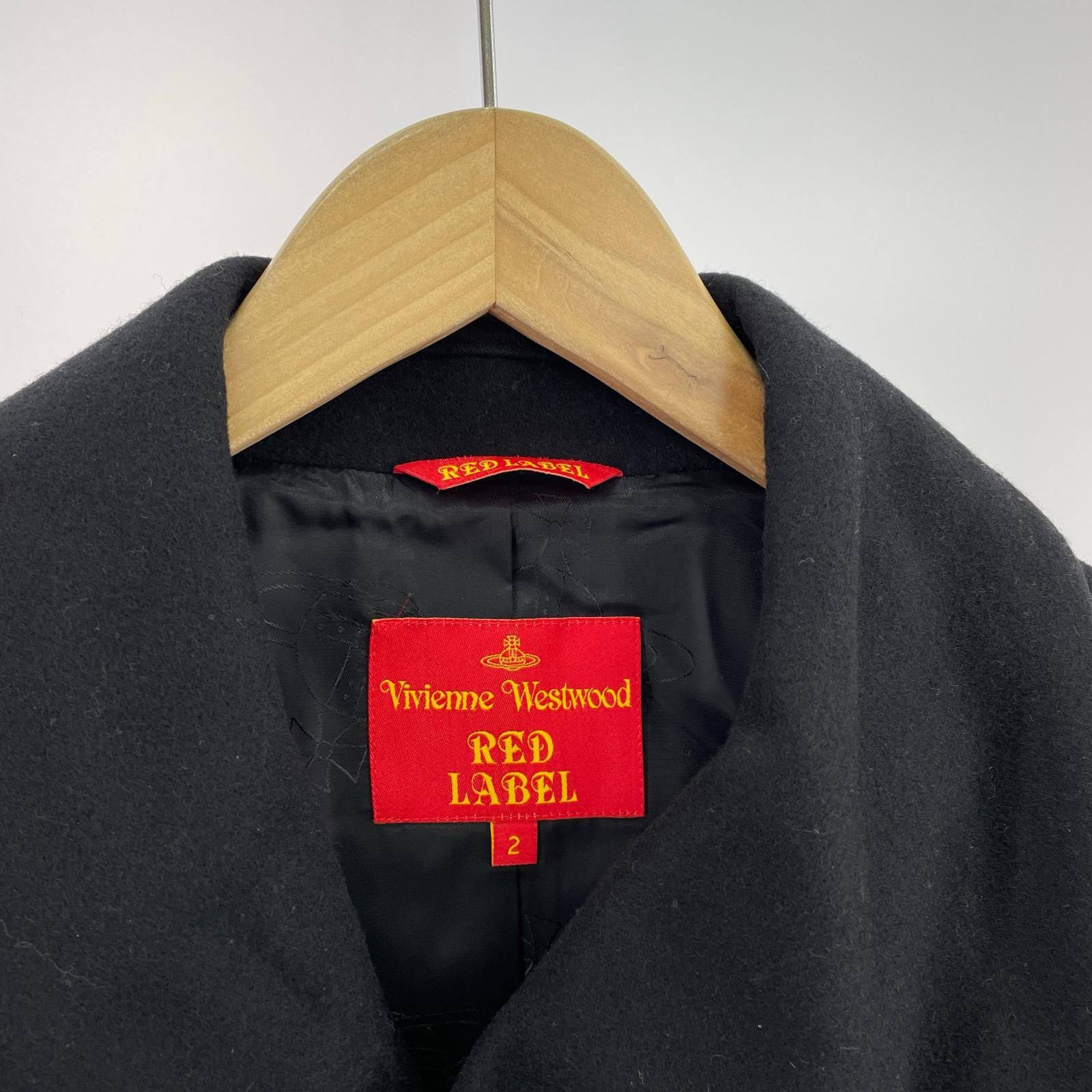 Vivienne Westwood RED LABEL ブラックジャケット Vivienne Westwood RED LABEL スーツジャケット 40 VIVIENNE WESTWOOD