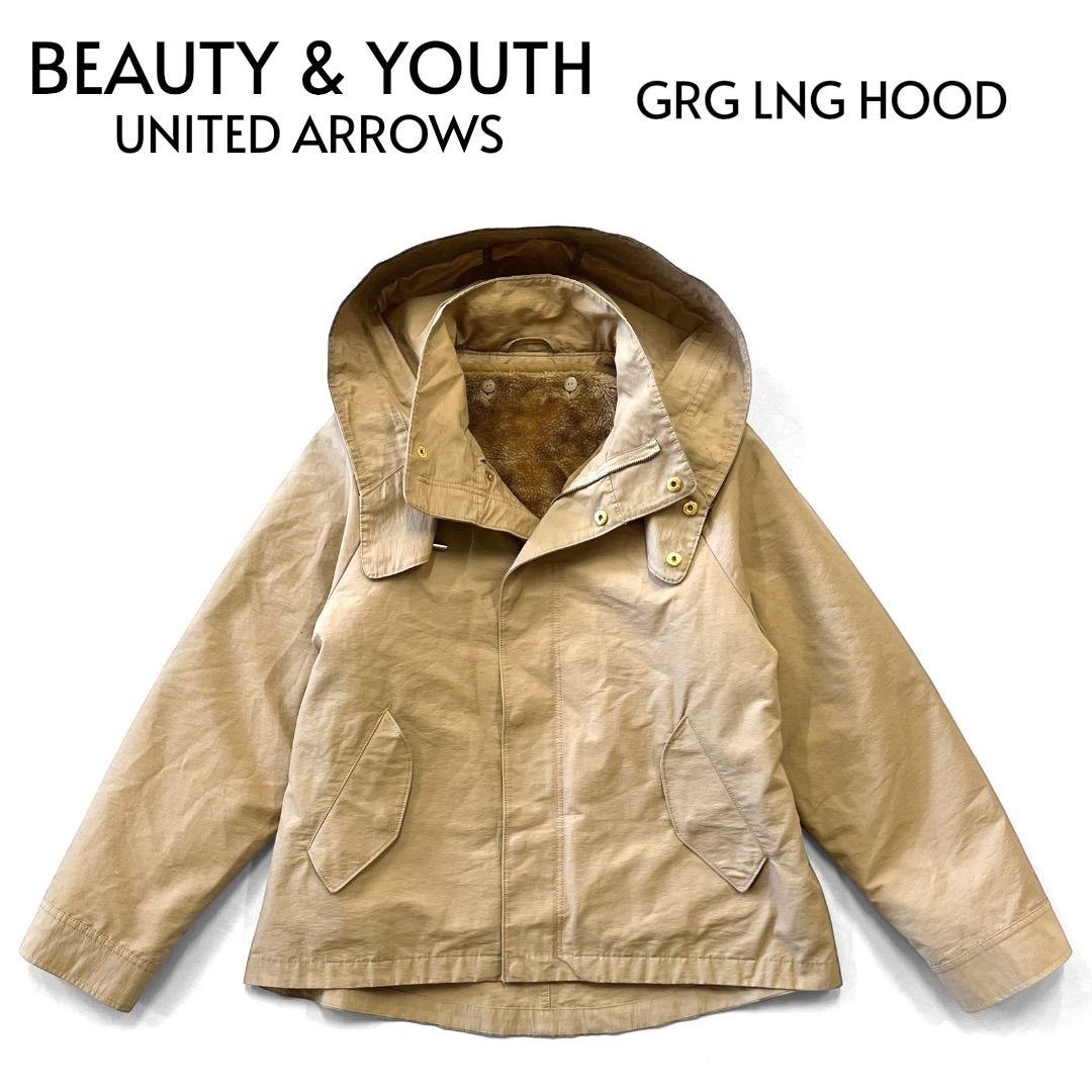BEAUTY&YOUTH UNITED ARROWS B&Y グログランライナーフードマウンテン