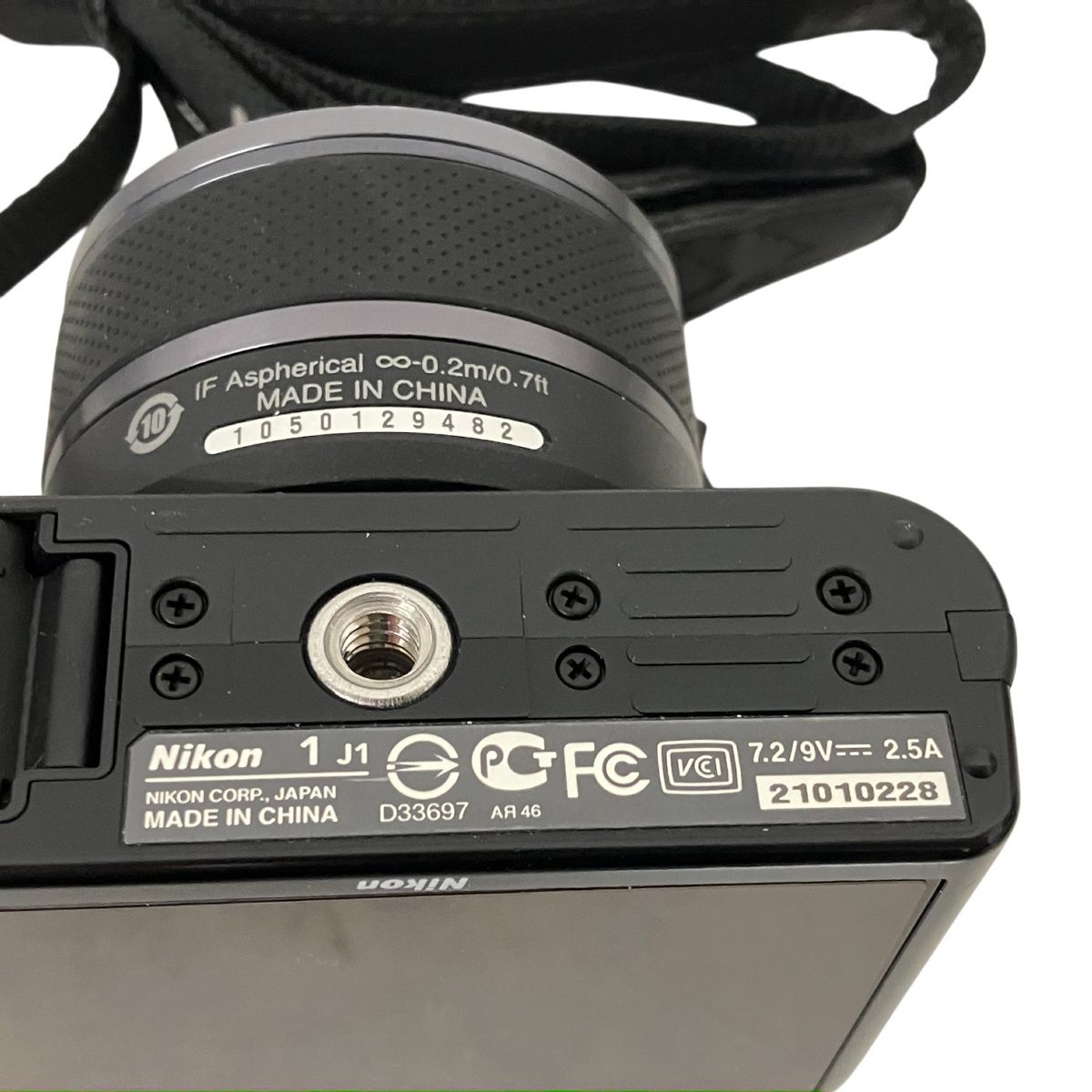 Nikon 1 J1 10-30mm F3.5-5.6 VR ズームレンズキット ブラック ニコン