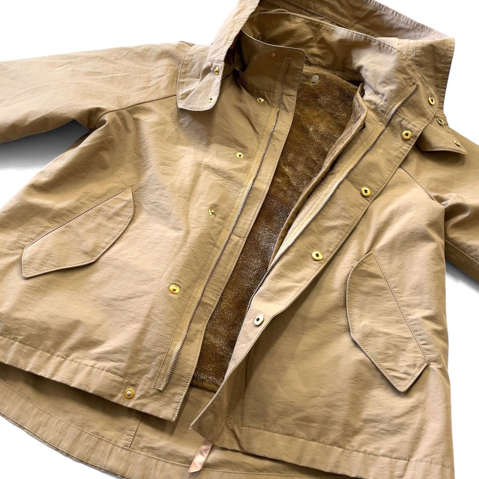 BEAUTY&YOUTH UNITED ARROWS B&Y グログランライナーフードマウンテン 
