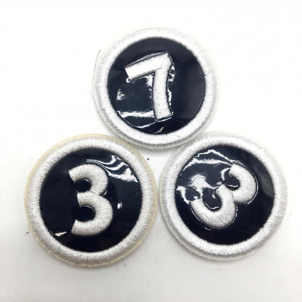 美品】パーリーゲイツ ボアヘッドカバー3点セット(DR FW UT) ネイビー