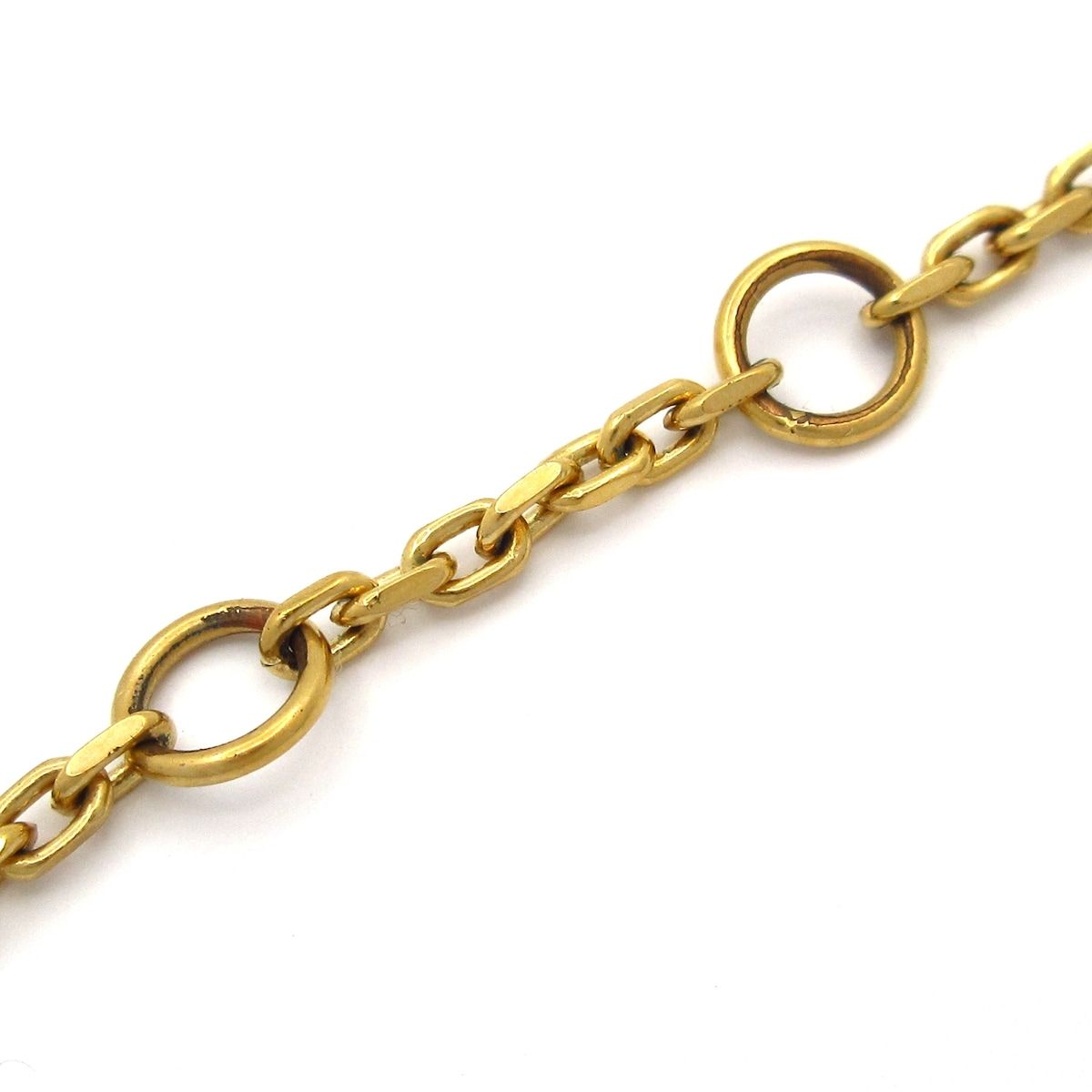 ゴールド◆美品 プラダ ネックレス PRADA☆メタルトライアングルネックレスゴールド (PRADA/ネックレス